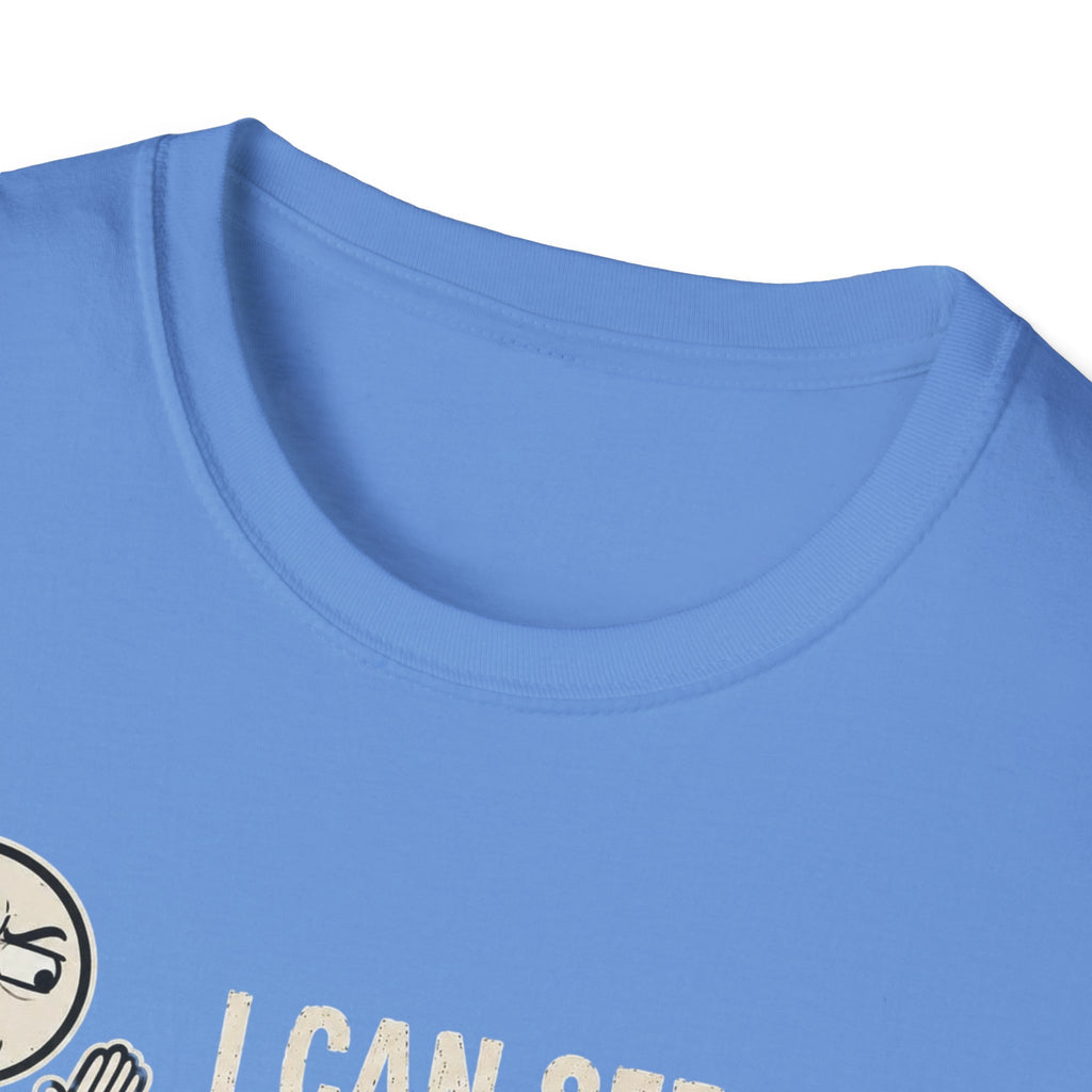 Funny Emoji T-Shirt — "I Can See Your Thoughts, You Pervert" Graphic Tee