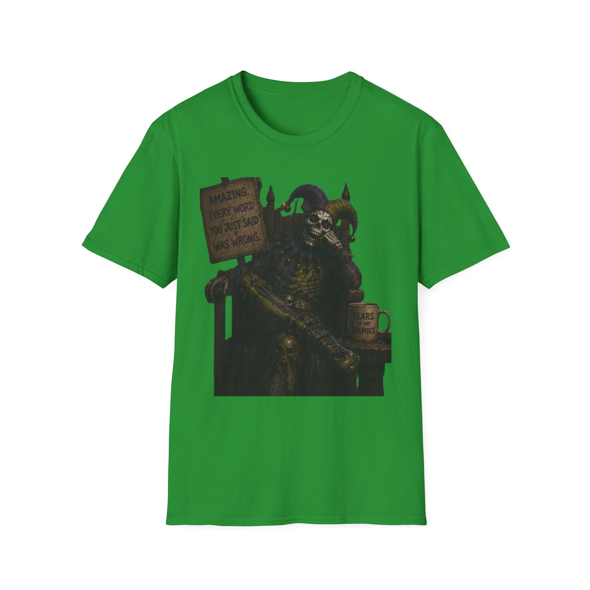 Viking Throne Graphic T-Shirt — "Berserker" Norse Warrior Design