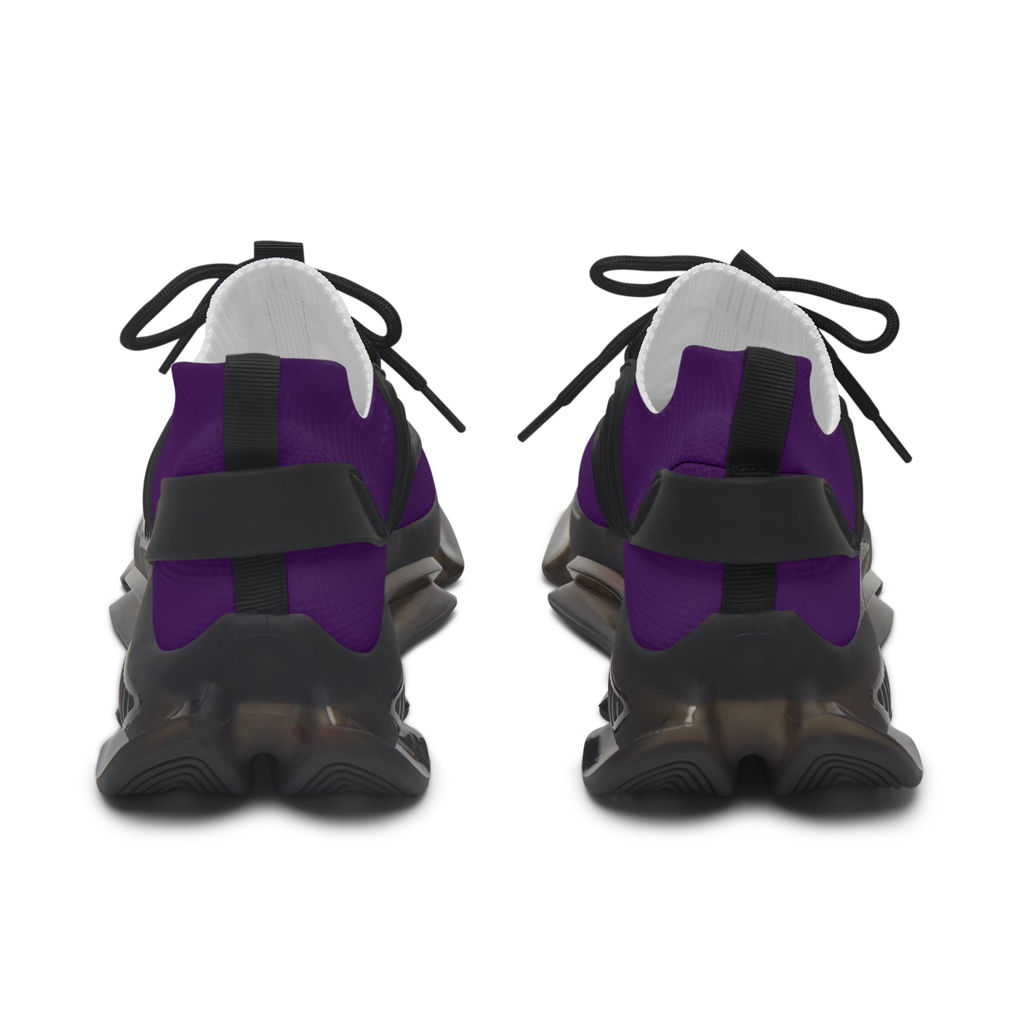 Mesh Sneakers — 'Sarcasm & Culture' Purple Statement Shoes