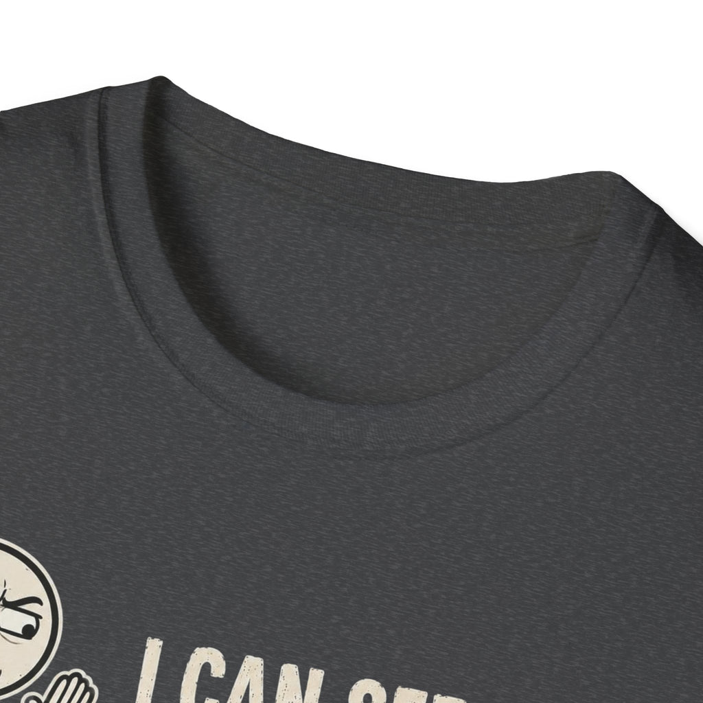 Funny Emoji T-Shirt — "I Can See Your Thoughts, You Pervert" Graphic Tee