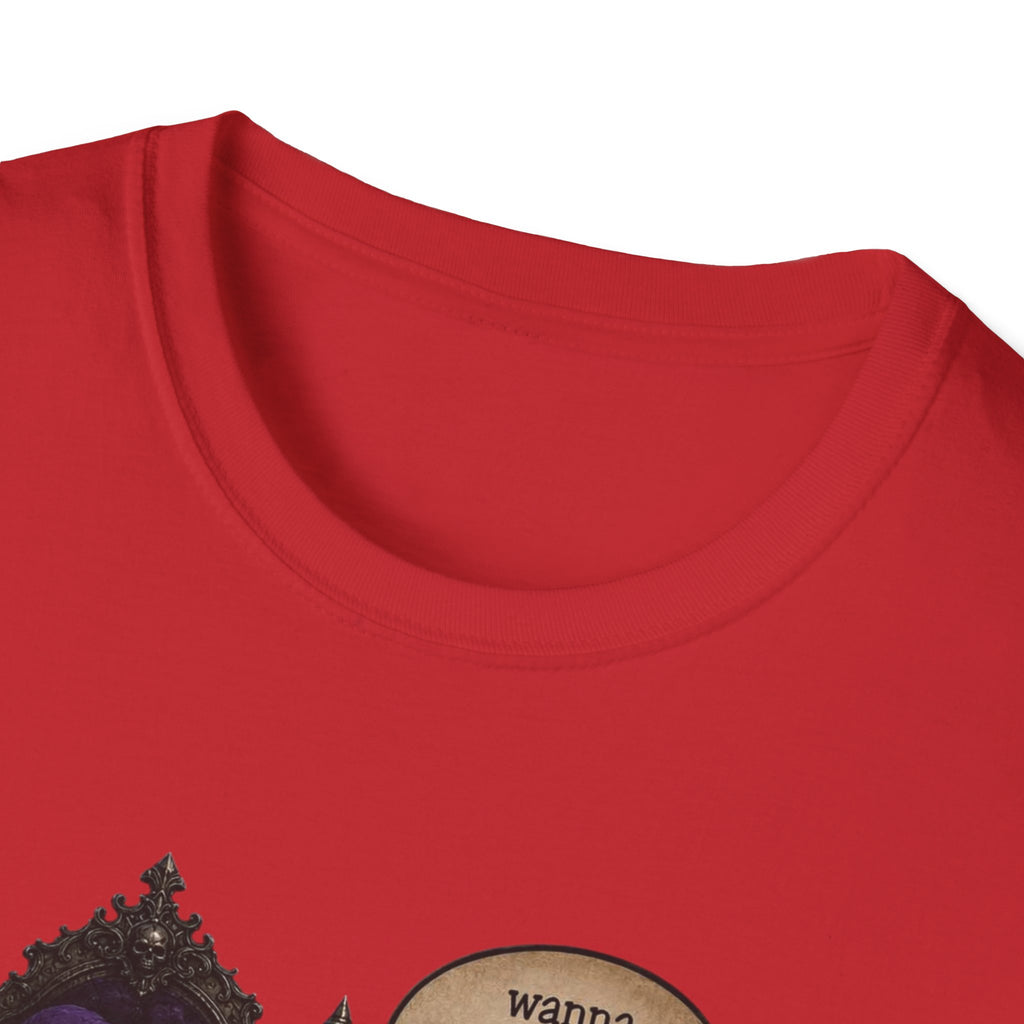 Jester Throne T-Shirt — “Wicked and a Smart Ass” Dark Gothic Graphic Tee