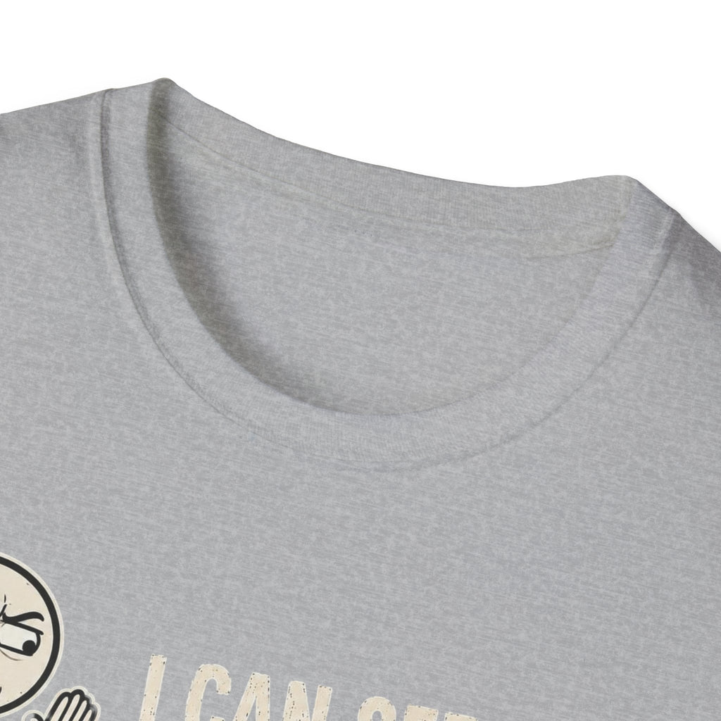 Funny Emoji T-Shirt — "I Can See Your Thoughts, You Pervert" Graphic Tee