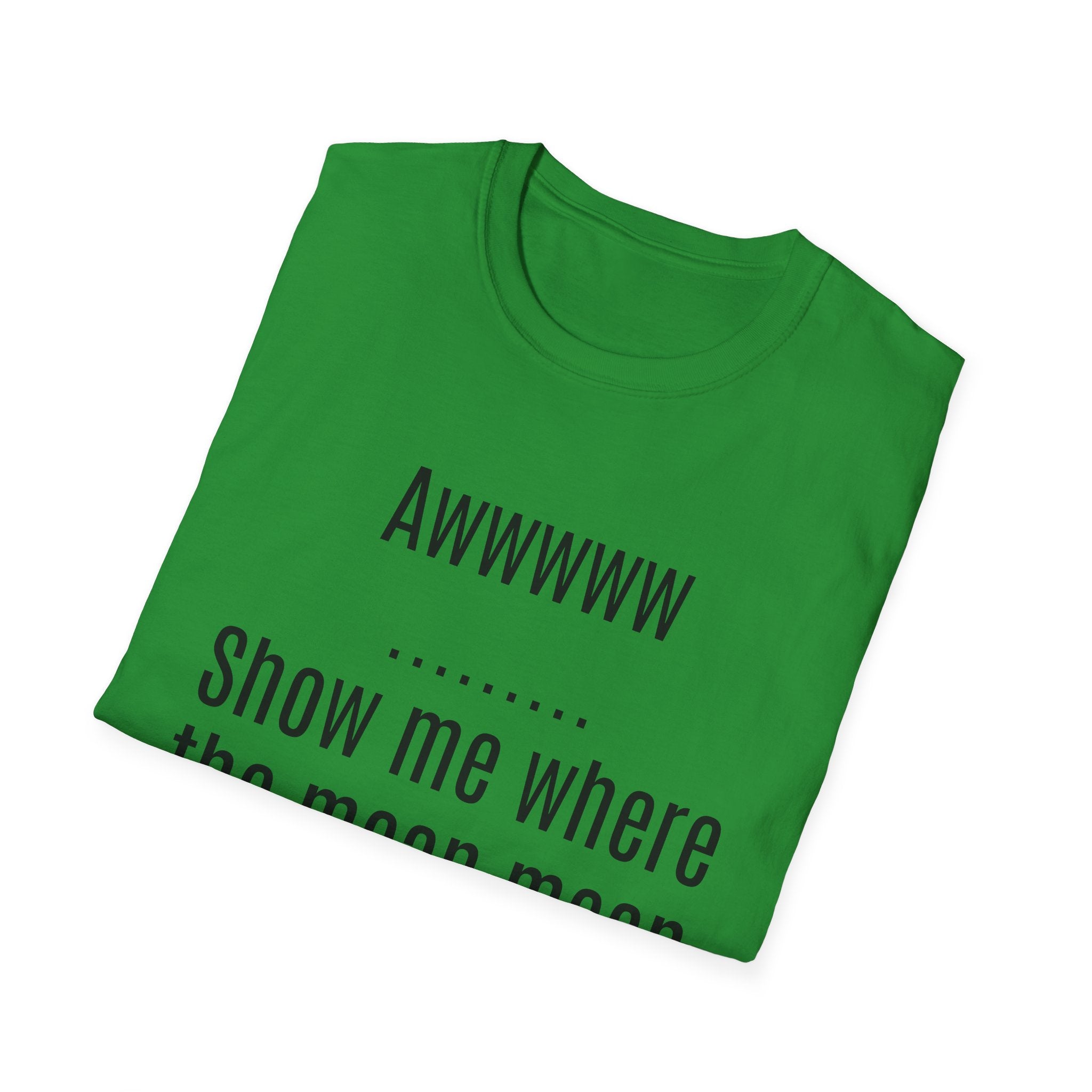 Sarcasm Tee — "Awwwww Show me where the mean mean sarcasm hurt you!"