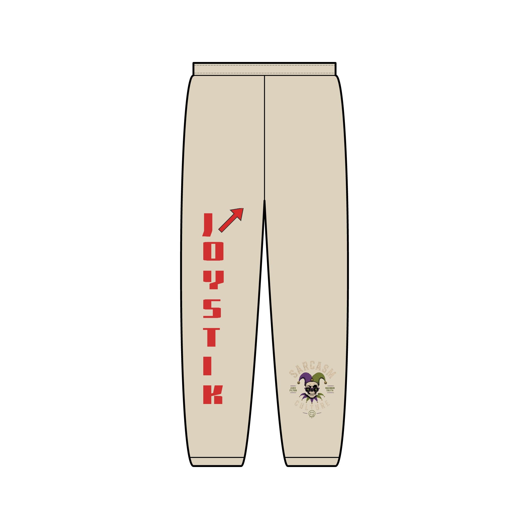 "JOYSTIK" Men's Graphic Sweatpants — Sarcasm Culture Joggers