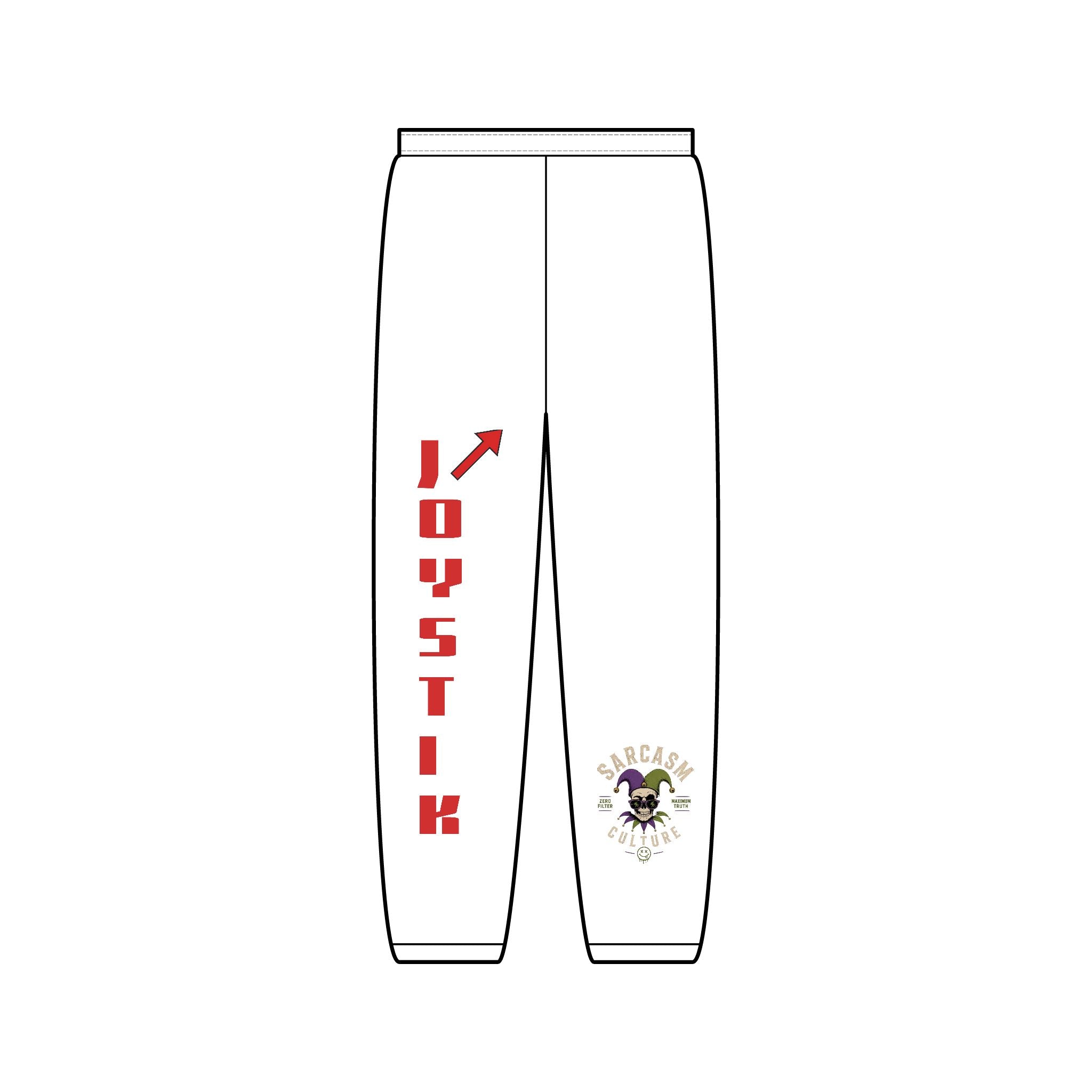 "JOYSTIK" Men's Graphic Sweatpants — Sarcasm Culture Joggers
