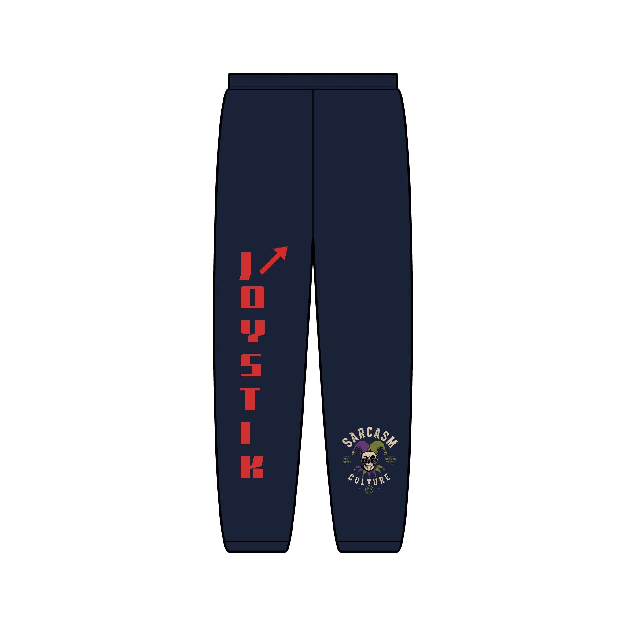 "JOYSTIK" Men's Graphic Sweatpants — Sarcasm Culture Joggers