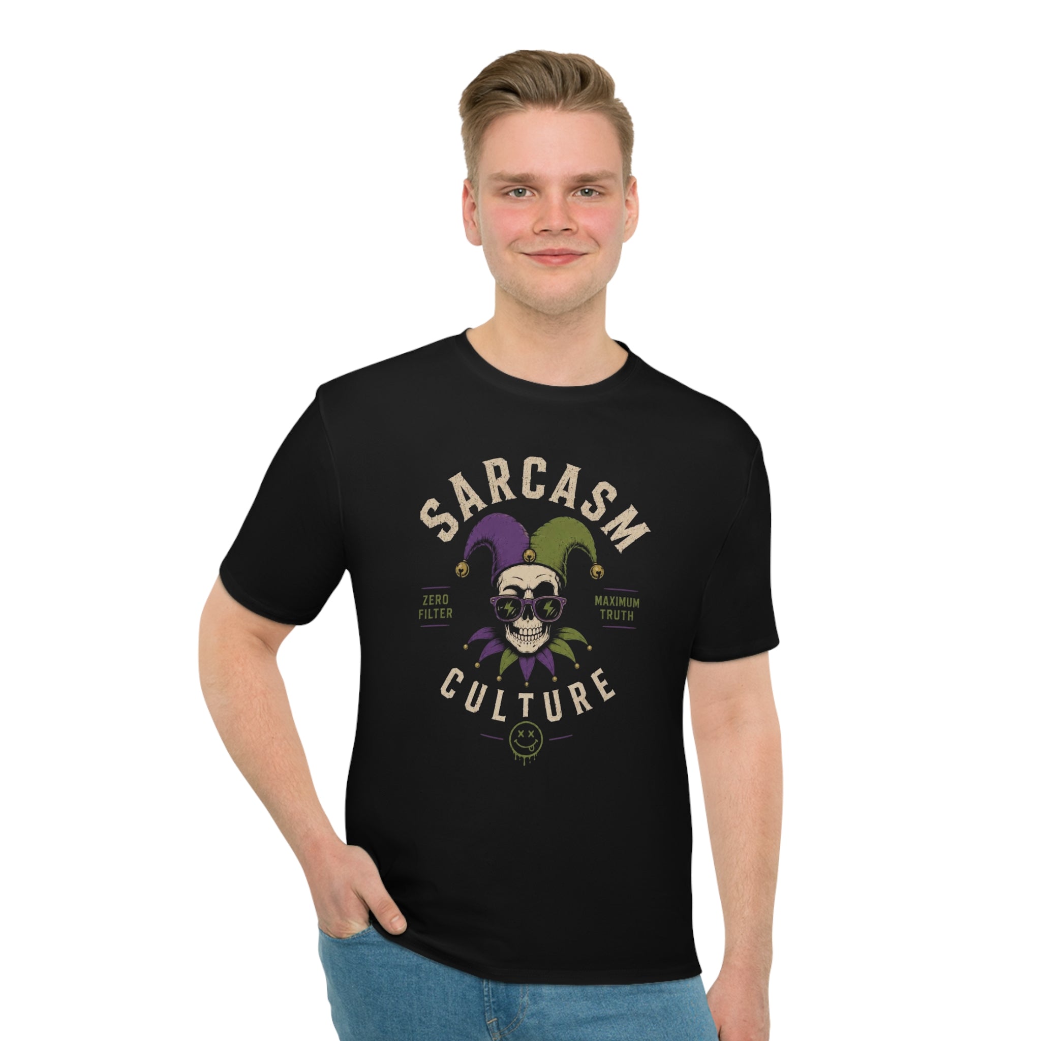 The "We Apologize for Nothing" Tee — Skull Joker | Sarcasm Culture
