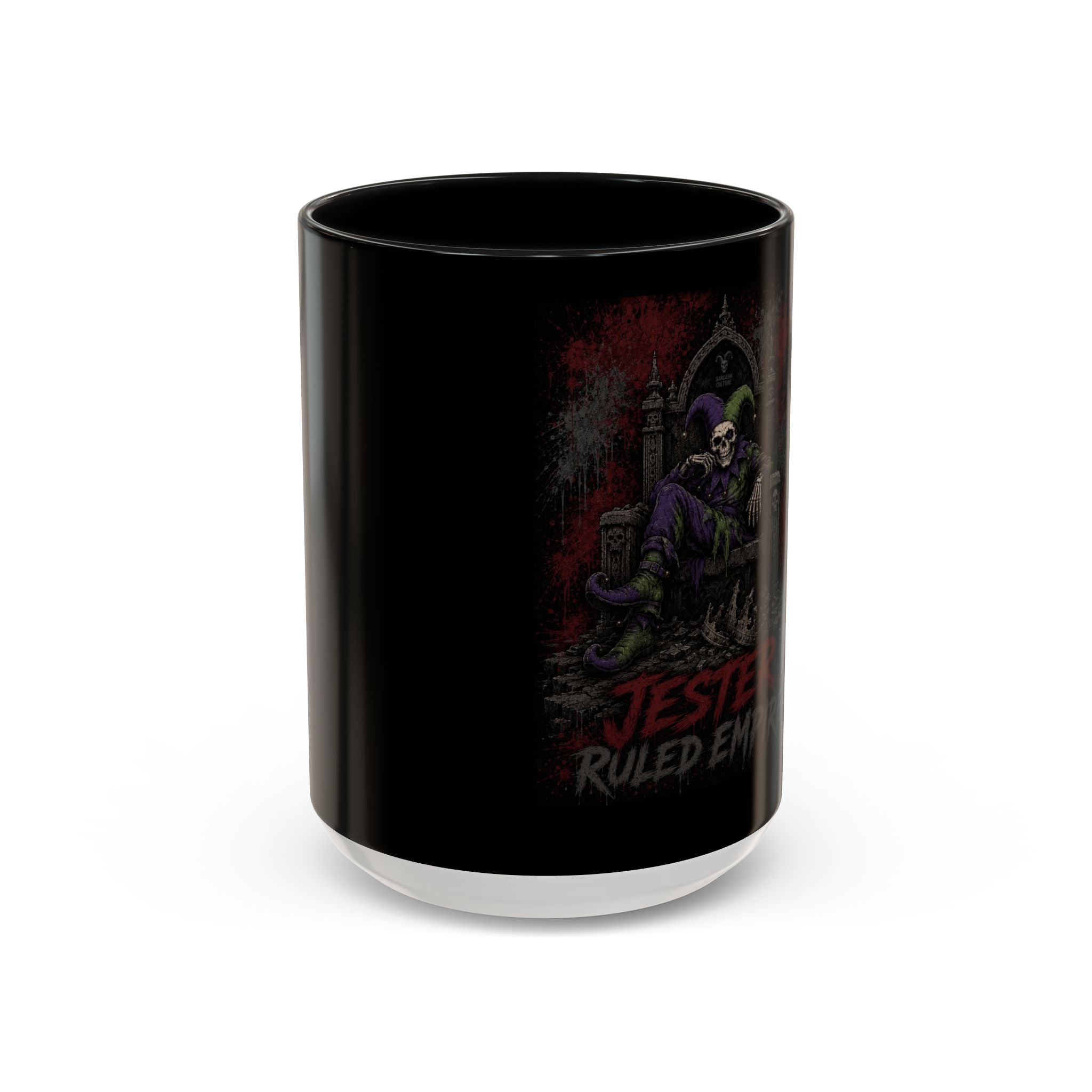Graphic Accent Coffee Mug — 11oz & 15oz Ceramic