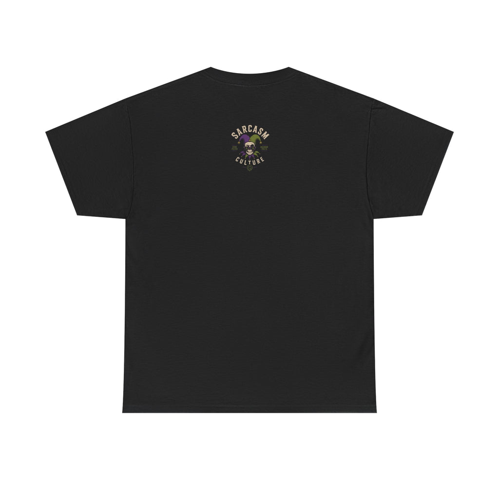 So I Hung Up Skull Jester T-Shirt — Goth Humor Graphic Tee