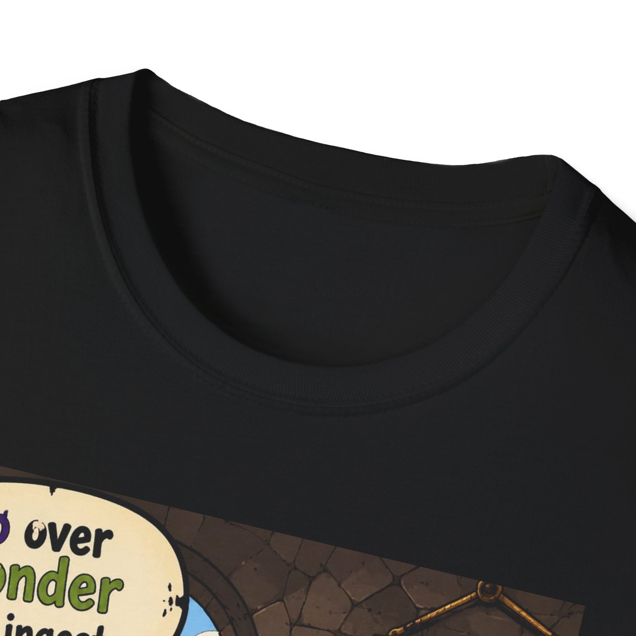 Funny Medieval Skeleton T‑Shirt – 'Go over yonder and ingest a satchel of Richard's' Graphic Tee