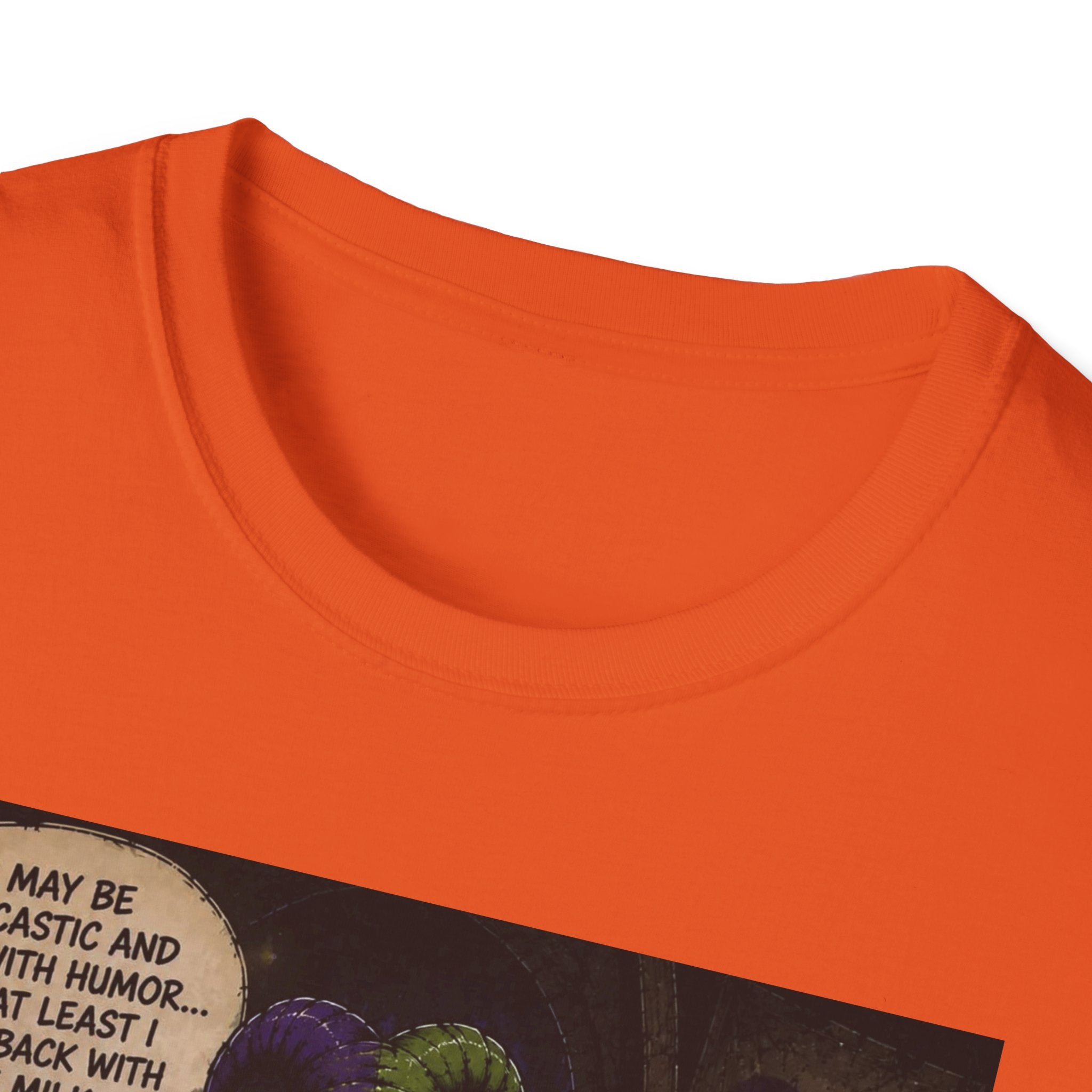 Skeleton with Milk Jug Graphic T-Shirt — 'I Love It When My Bones Pop' Goth Halloween Tee