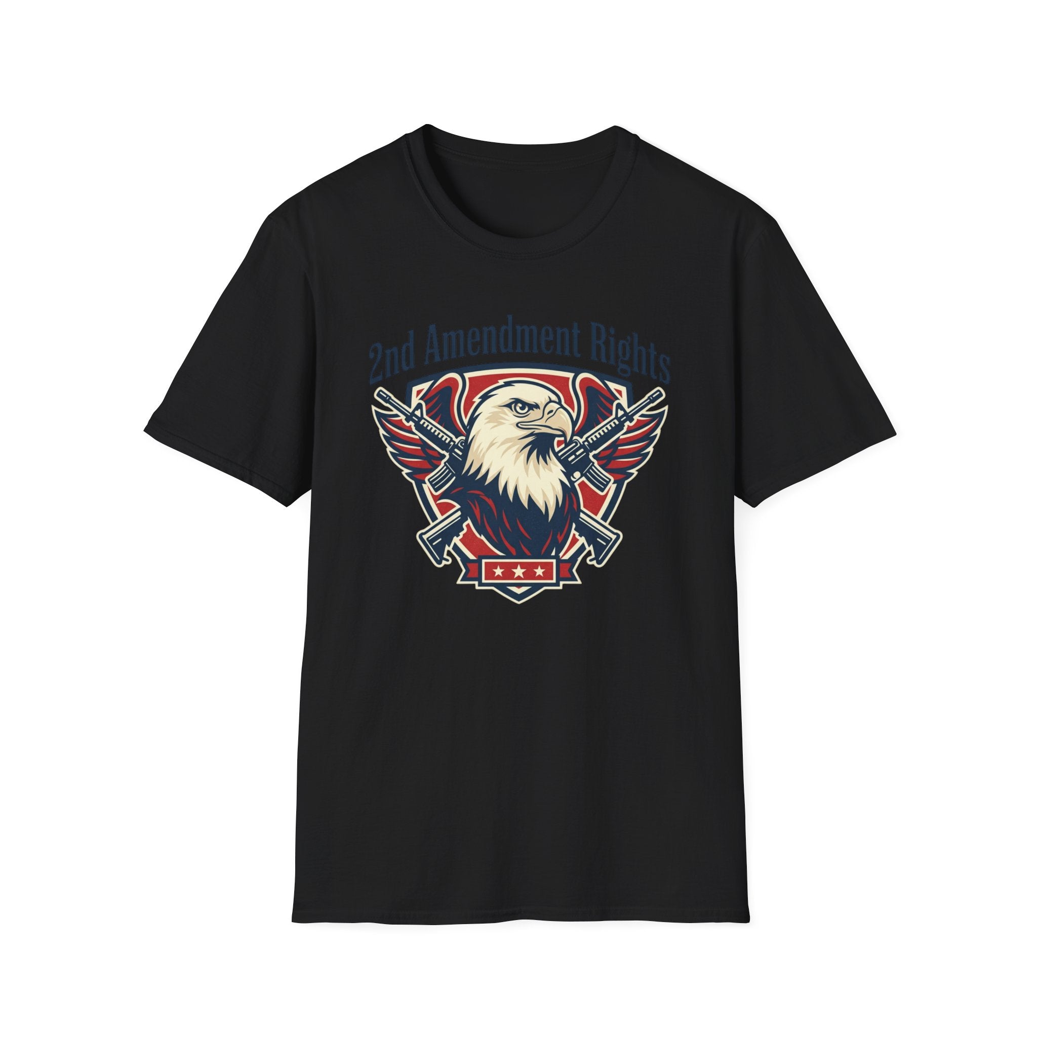 2nd Amendment Rights Eagle T-Shirt – Patriotic Gun Rights Tee