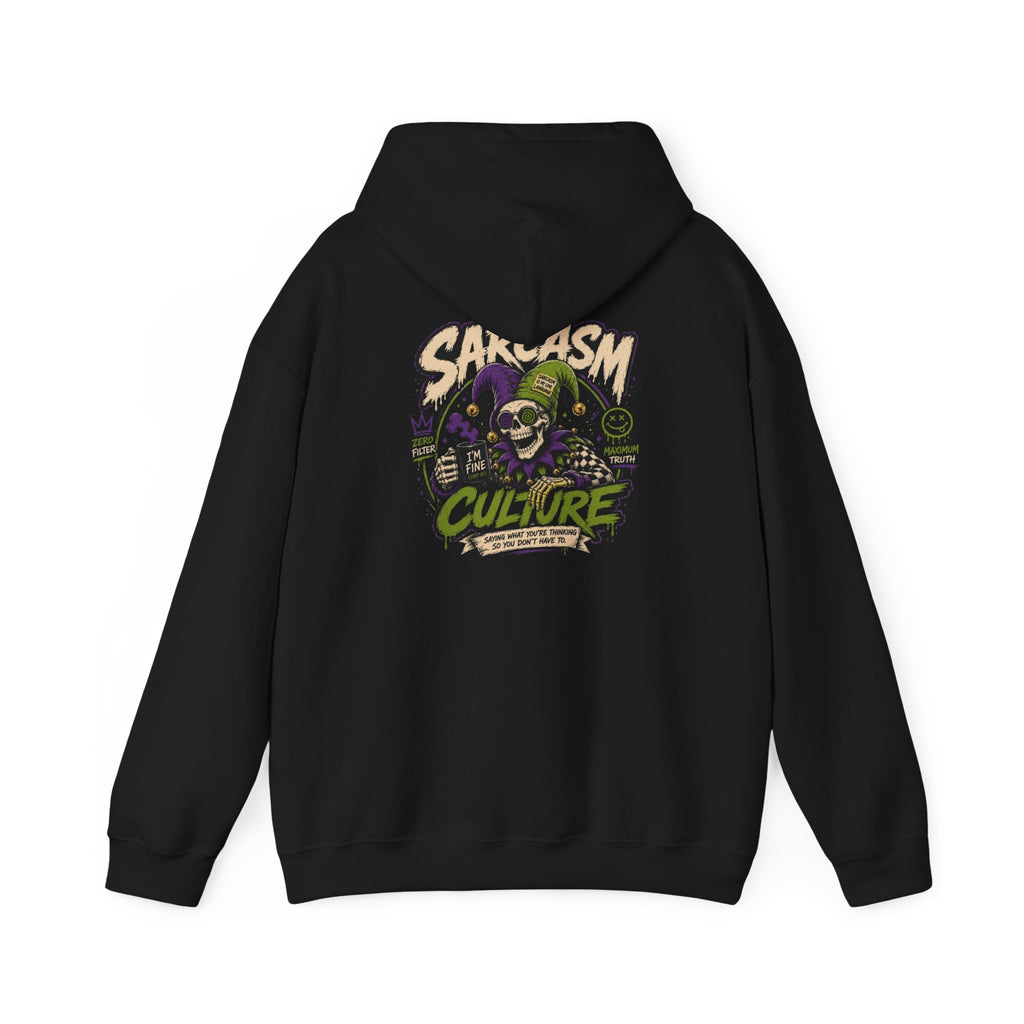 Graphic Heavy Blend Hoodie — Unisex Pullover Sweatshirt