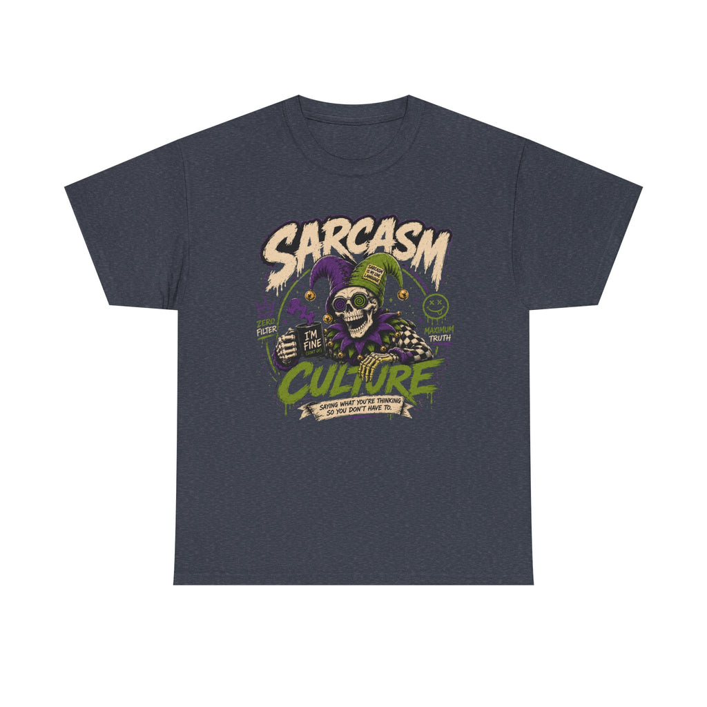Off His Meds Jester Tee — Wild & Unhinged Sarcasm Culture Graphic T-Shirt