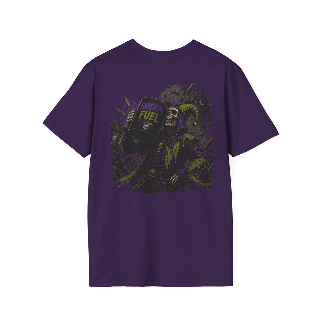 Fuel Mask Graphic T-Shirt — Dark Vaporwave Streetwear