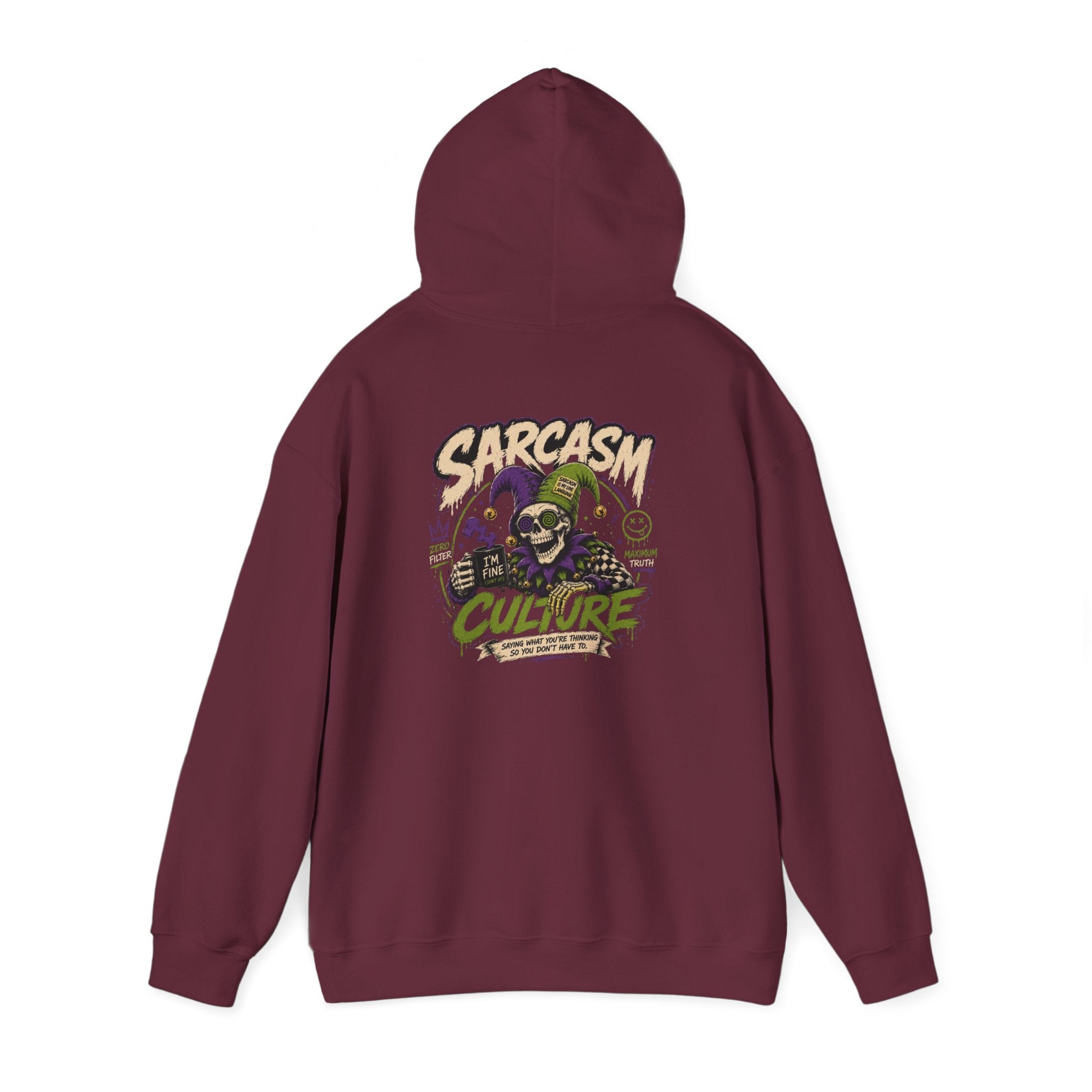 Graphic Heavy Blend Hoodie — Unisex Pullover Sweatshirt