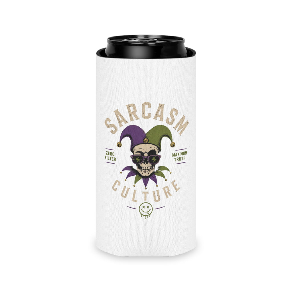 Can Cooler – "This Can Identifies As Water" Cute Beverage Koozie