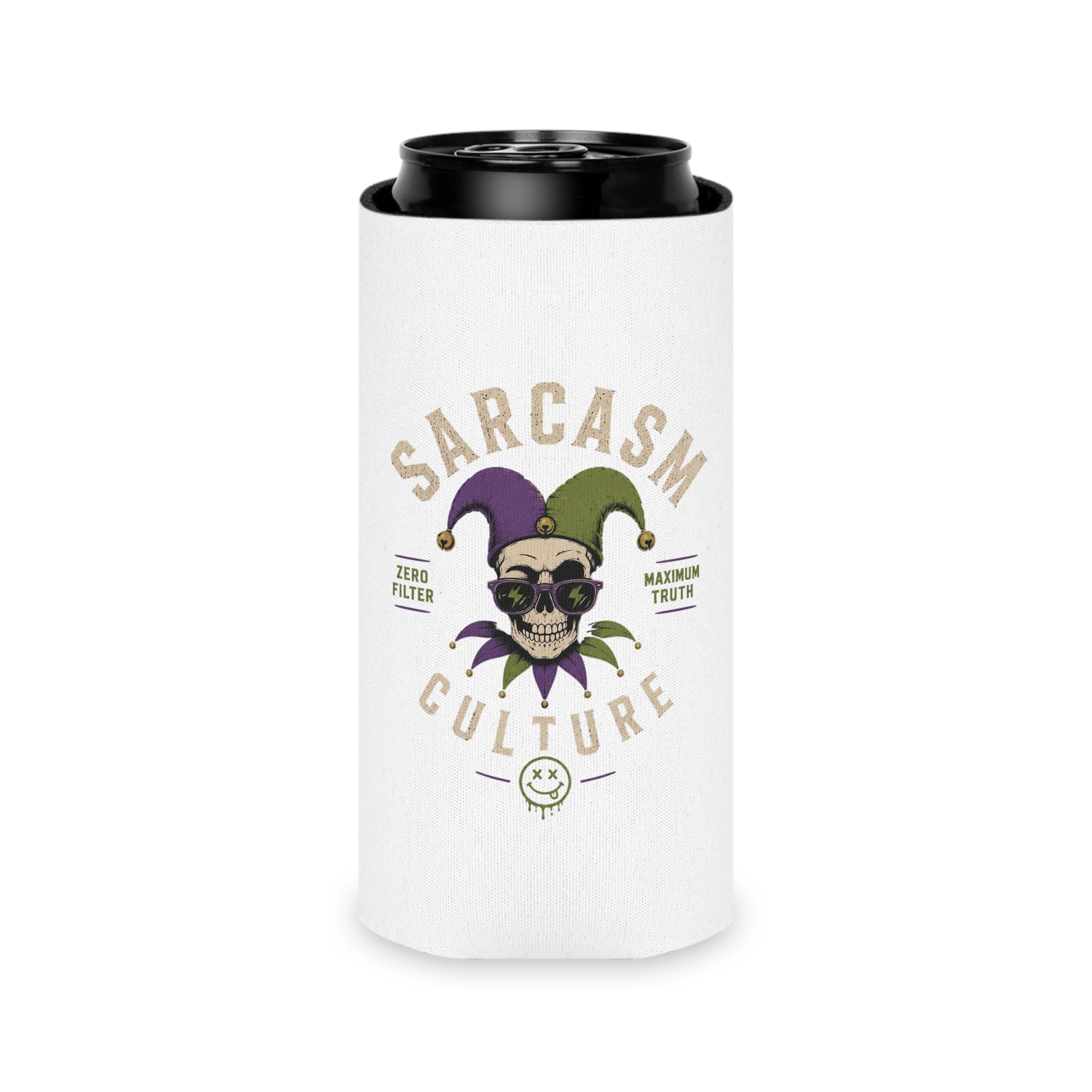 Can Cooler – "This Can Identifies As Water" Cute Beverage Koozie