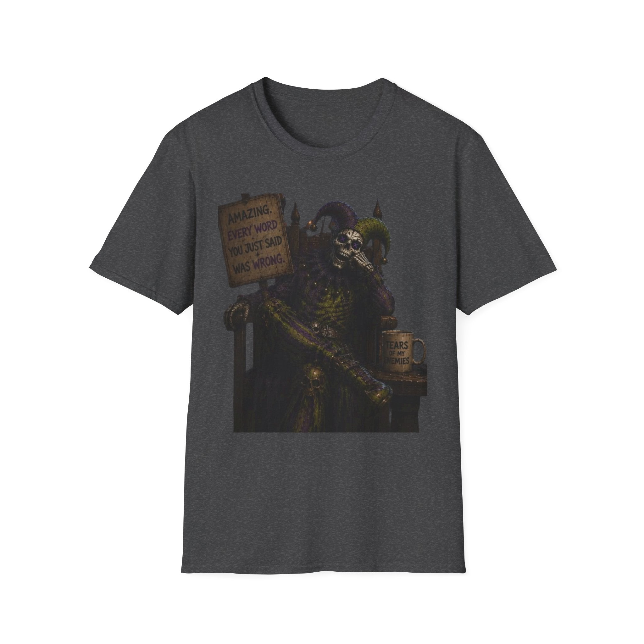 Viking Throne Graphic T-Shirt — "Berserker" Norse Warrior Design