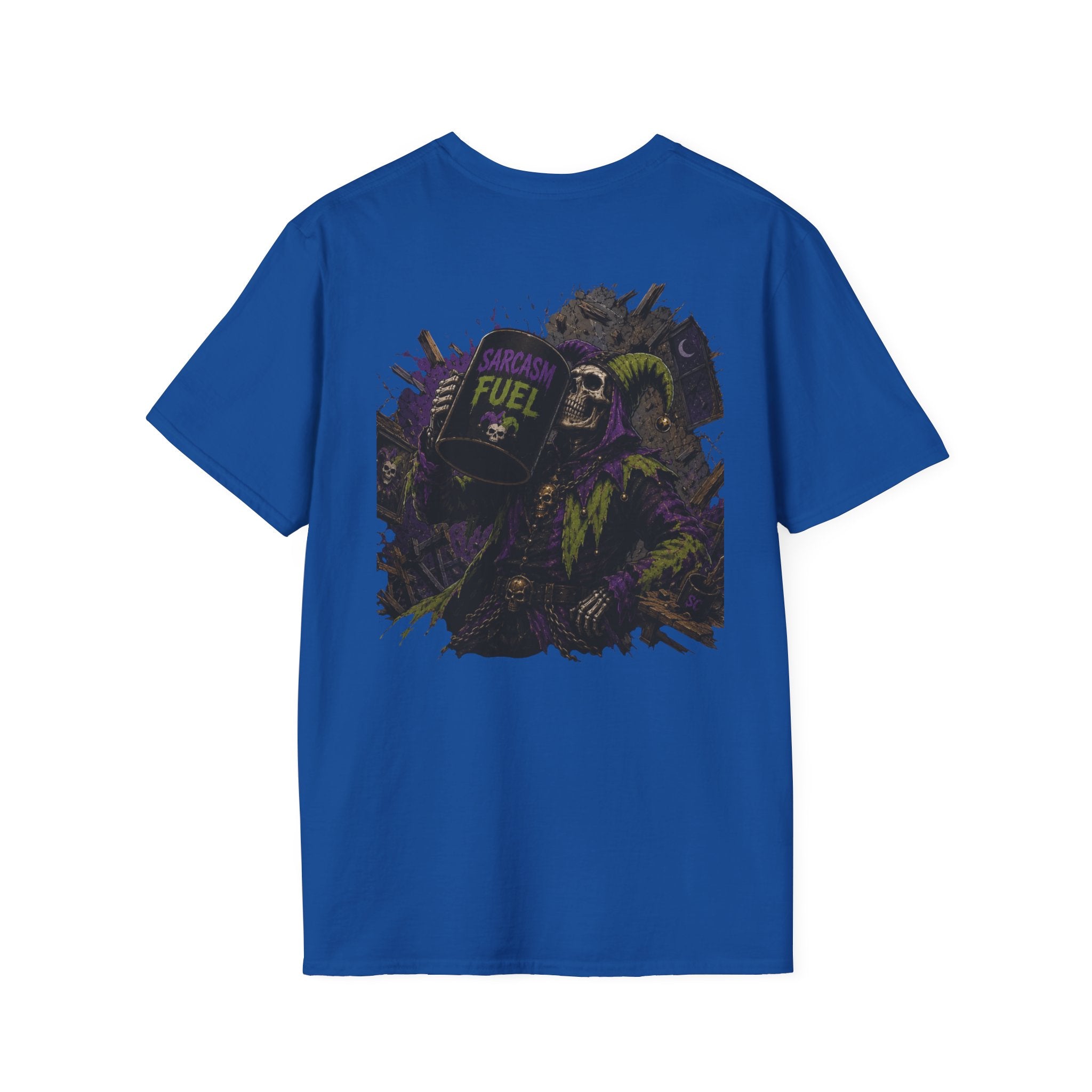 Fuel Mask Graphic T-Shirt — Dark Vaporwave Streetwear