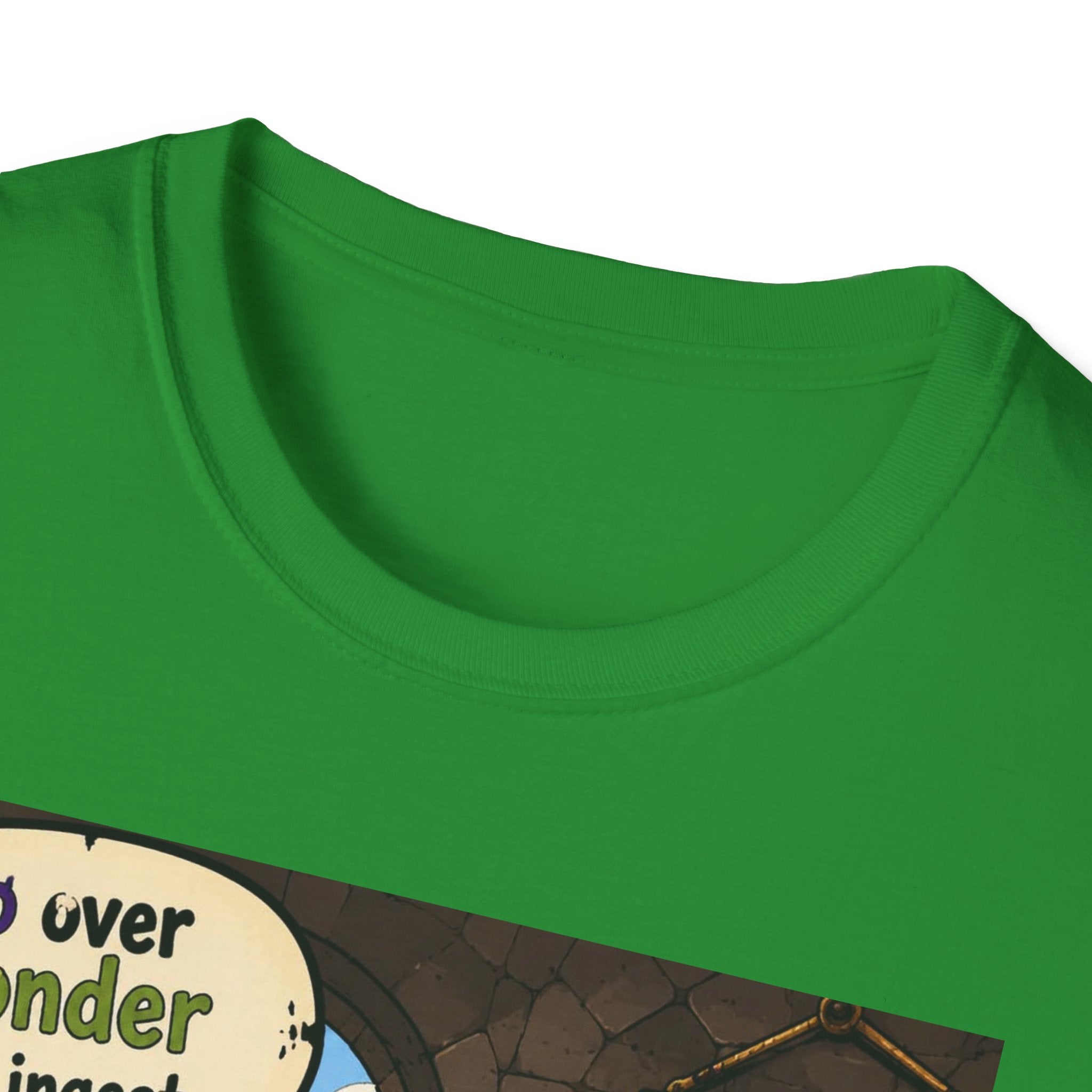 Funny Medieval Skeleton T‑Shirt – 'Go over yonder and ingest a satchel of Richard's' Graphic Tee
