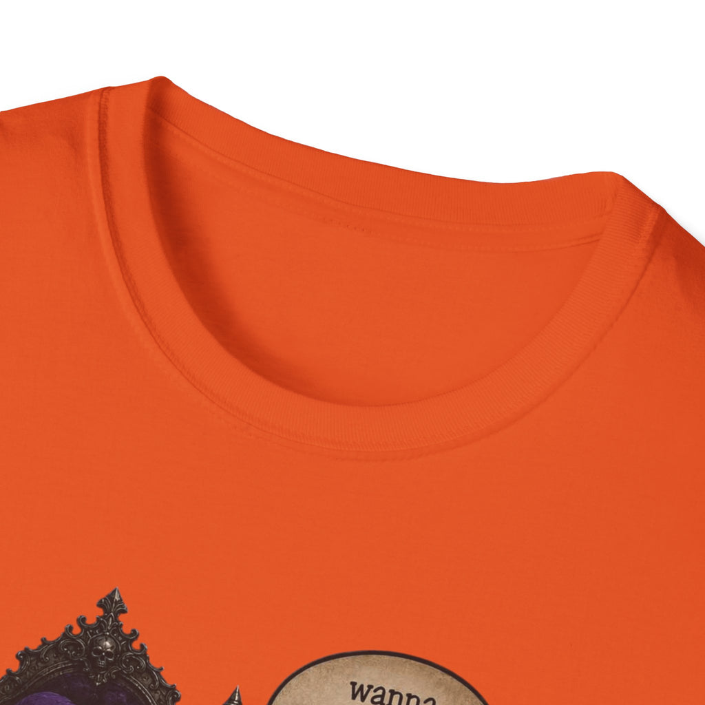 Jester Throne T-Shirt — “Wicked and a Smart Ass” Dark Gothic Graphic Tee