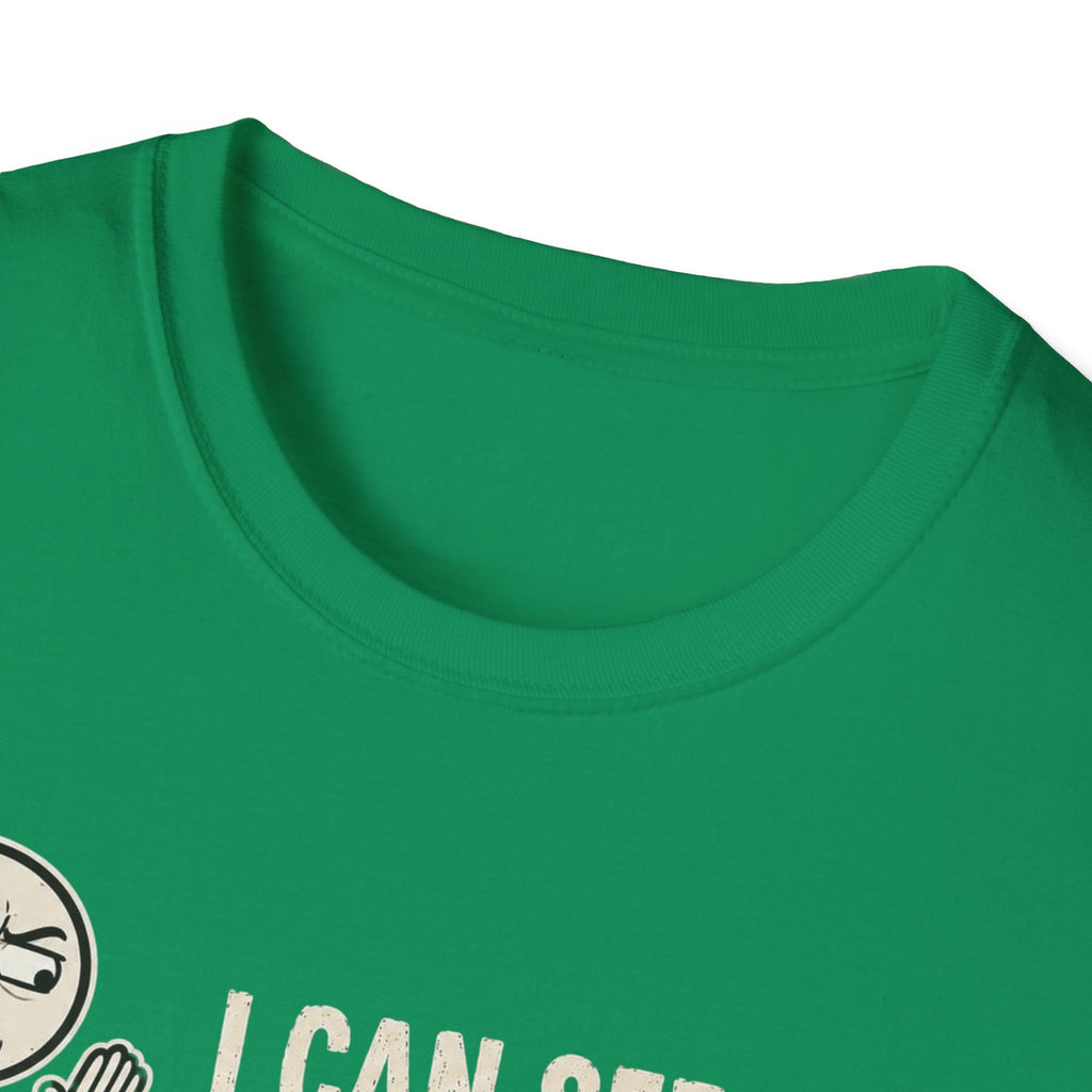 Funny Emoji T-Shirt — "I Can See Your Thoughts, You Pervert" Graphic Tee