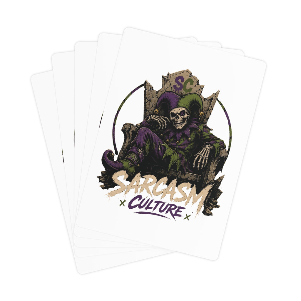 Sarcasm Deck — Custom Printed Poker Cards