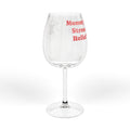 Wine Glass - "Mommy's Stress Relief" 12oz Stemmed Wine Glass, Funny Mom Gift