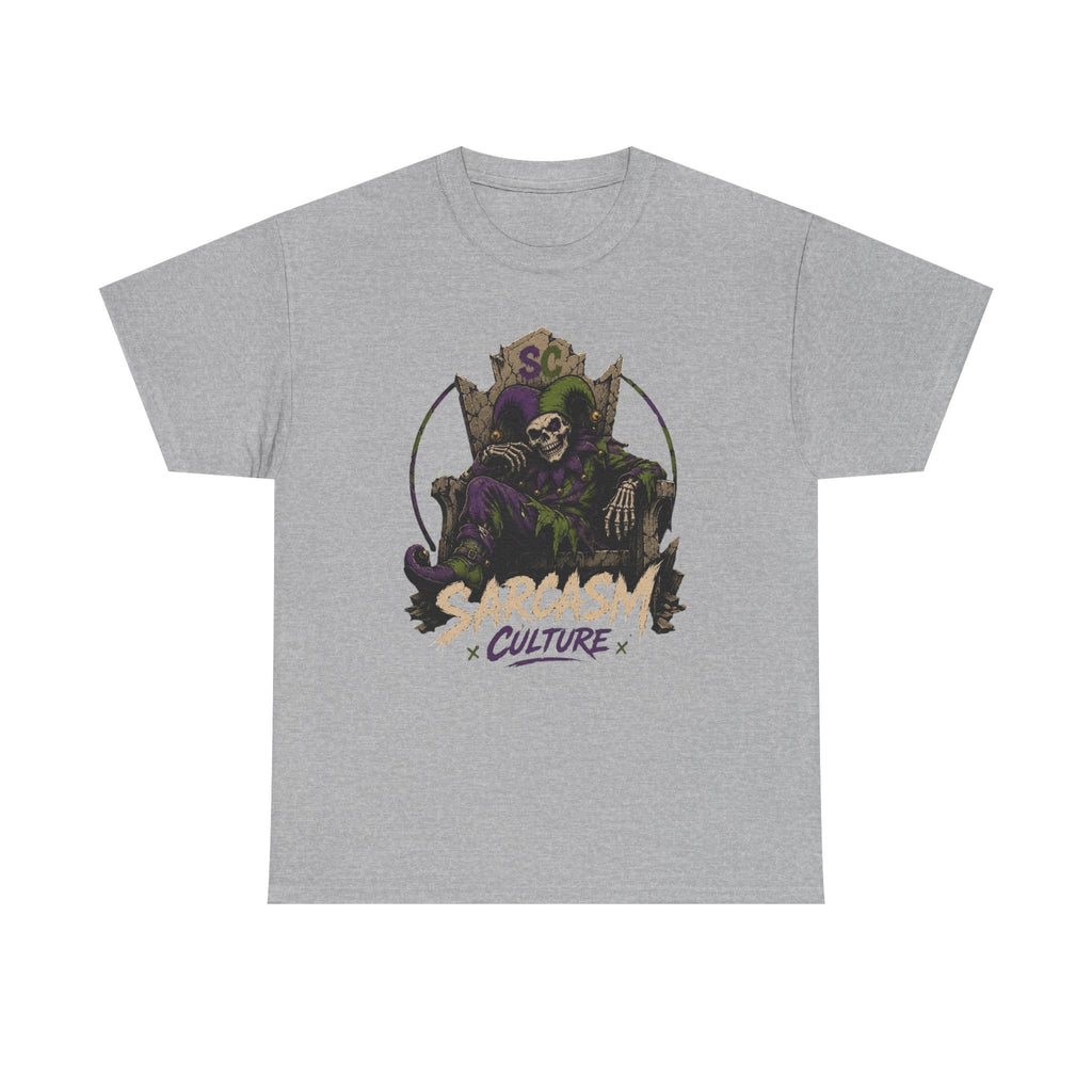 Jester Throne Tee — The Original Sarcasm Culture Graphic T-Shirt