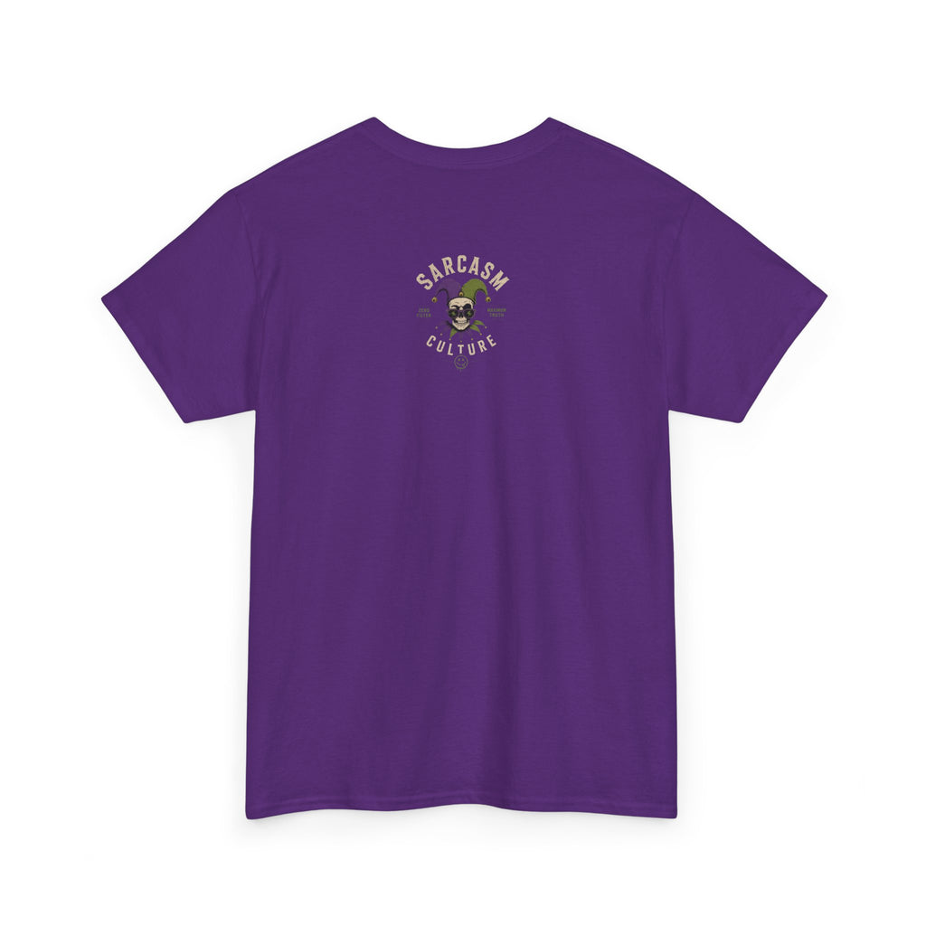 "It's Not My Fault My Face Doesn't Like What You're Saying" Sarcastic Dark Humor Graphic T-Shirt