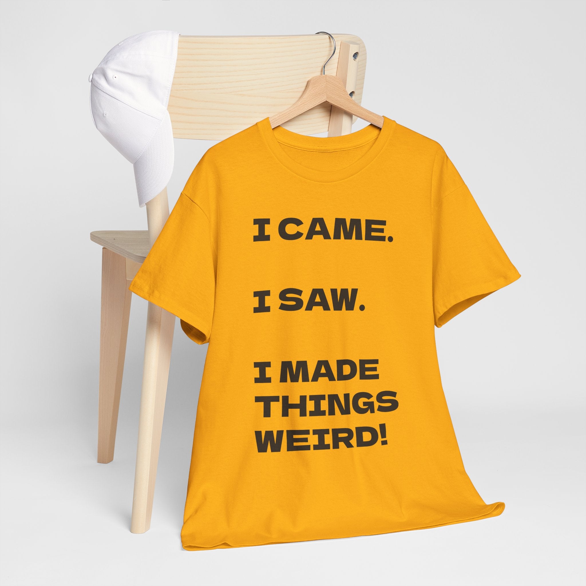 I Came I Saw I Made Things Weird T-Shirt — Funny Sarcastic Graphic Tee