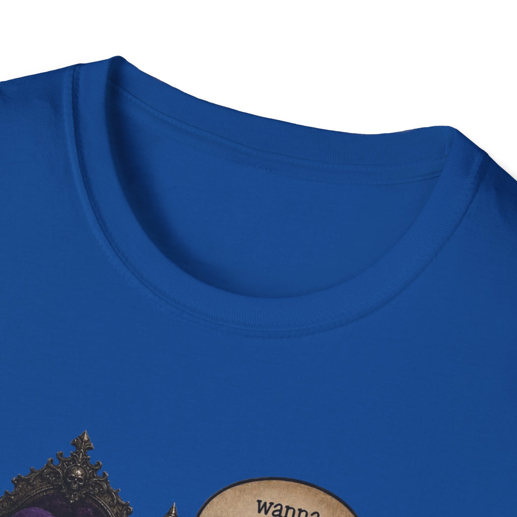 Jester Throne T-Shirt — “Wicked and a Smart Ass” Dark Gothic Graphic Tee