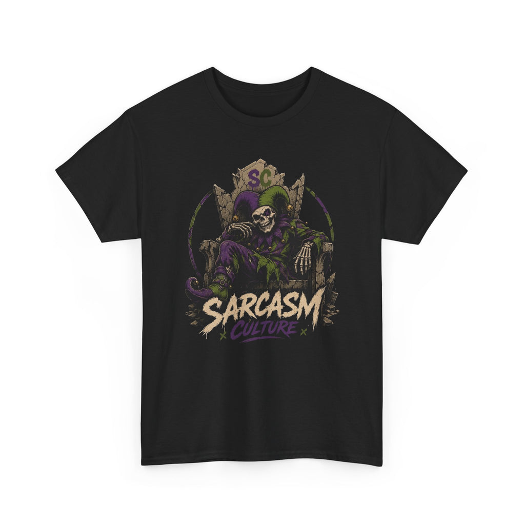 Jester Throne Tee — The Original Sarcasm Culture Graphic T-Shirt