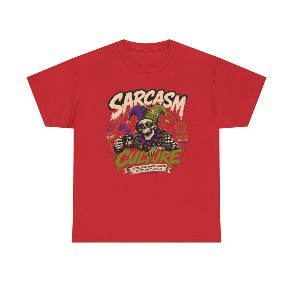 Off His Meds Jester Tee — Wild & Unhinged Sarcasm Culture Graphic T-Shirt