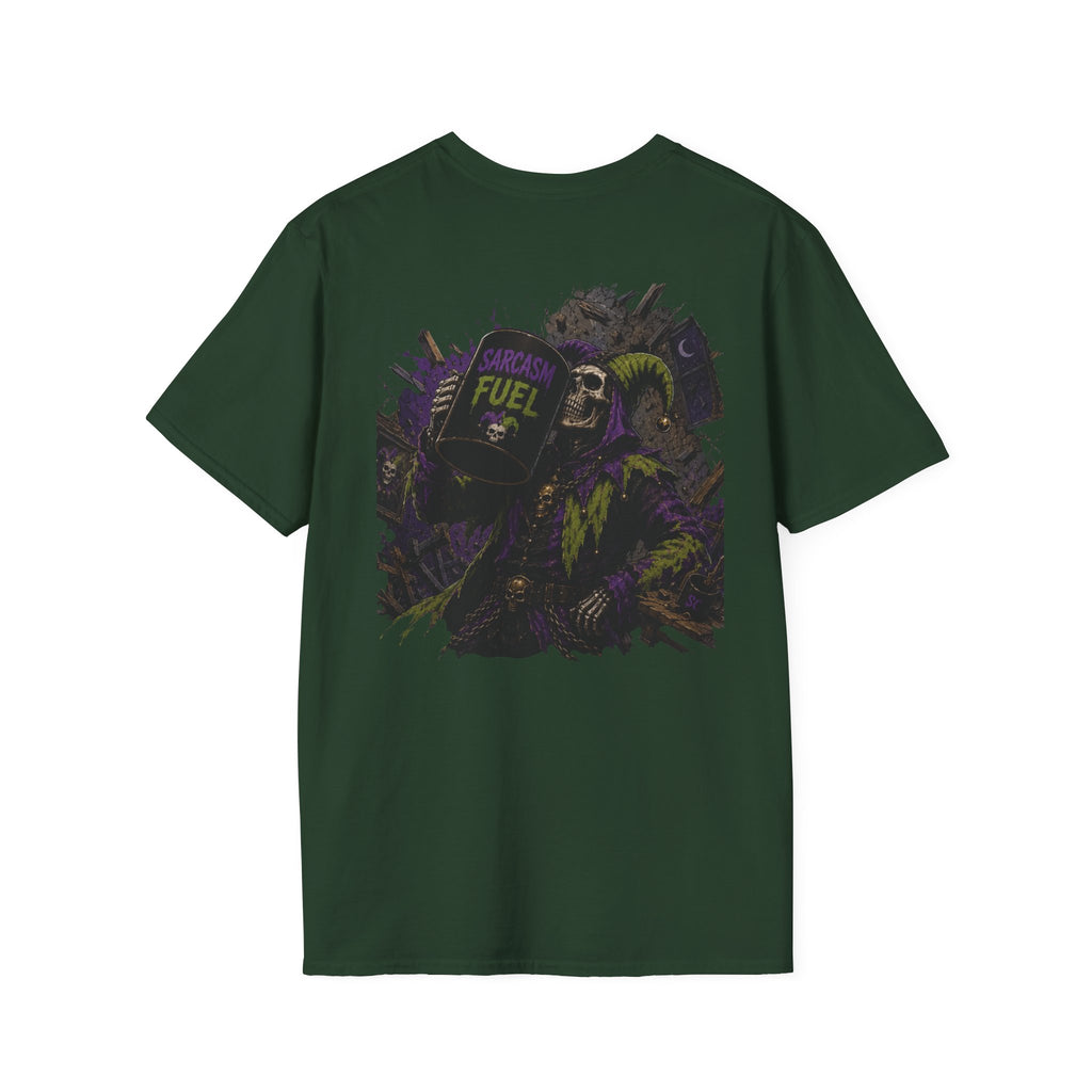 Fuel Mask Graphic T-Shirt — Dark Vaporwave Streetwear