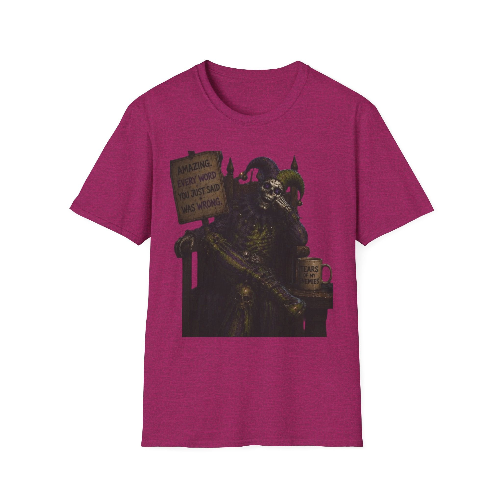 Viking Throne Graphic T-Shirt — "Berserker" Norse Warrior Design