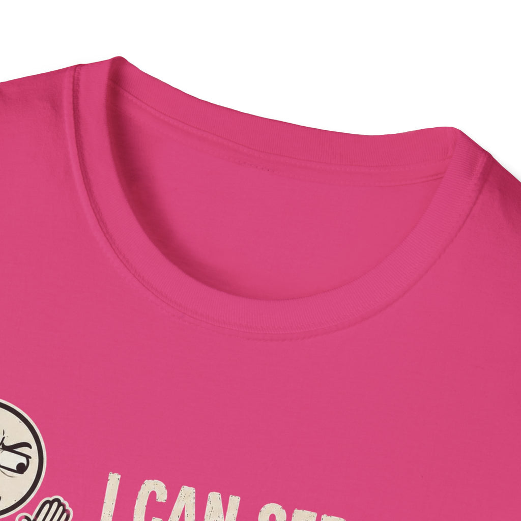 Funny Emoji T-Shirt — "I Can See Your Thoughts, You Pervert" Graphic Tee