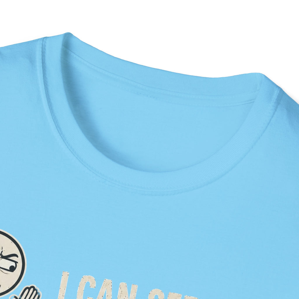 Funny Emoji T-Shirt — "I Can See Your Thoughts, You Pervert" Graphic Tee