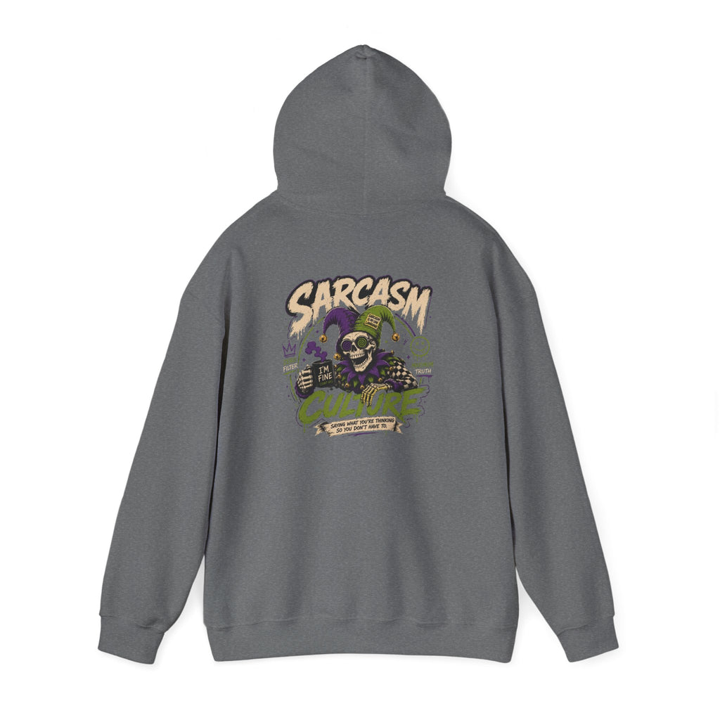 Graphic Heavy Blend Hoodie — Unisex Pullover Sweatshirt