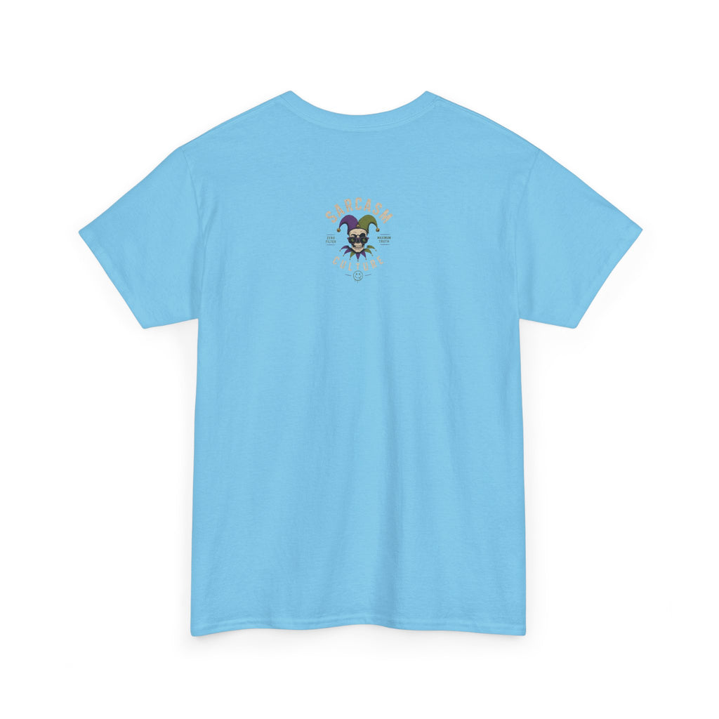 "Go Over Yonder & Ingest a School of Richards" Fantasy Skeleton Knight Riding Pig Dark Humor Graphic T-Shirt