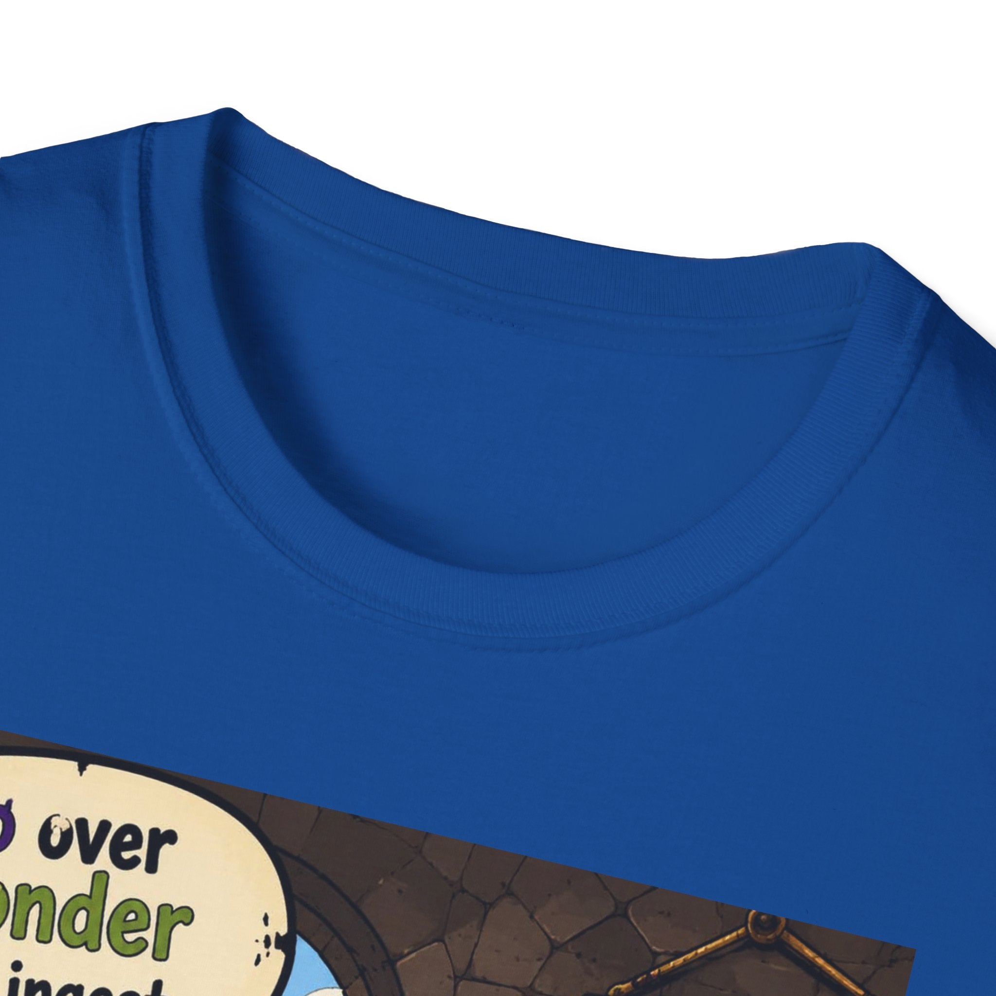 Funny Medieval Skeleton T‑Shirt – 'Go over yonder and ingest a satchel of Richard's' Graphic Tee