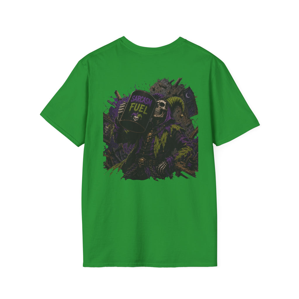 Fuel Mask Graphic T-Shirt — Dark Vaporwave Streetwear