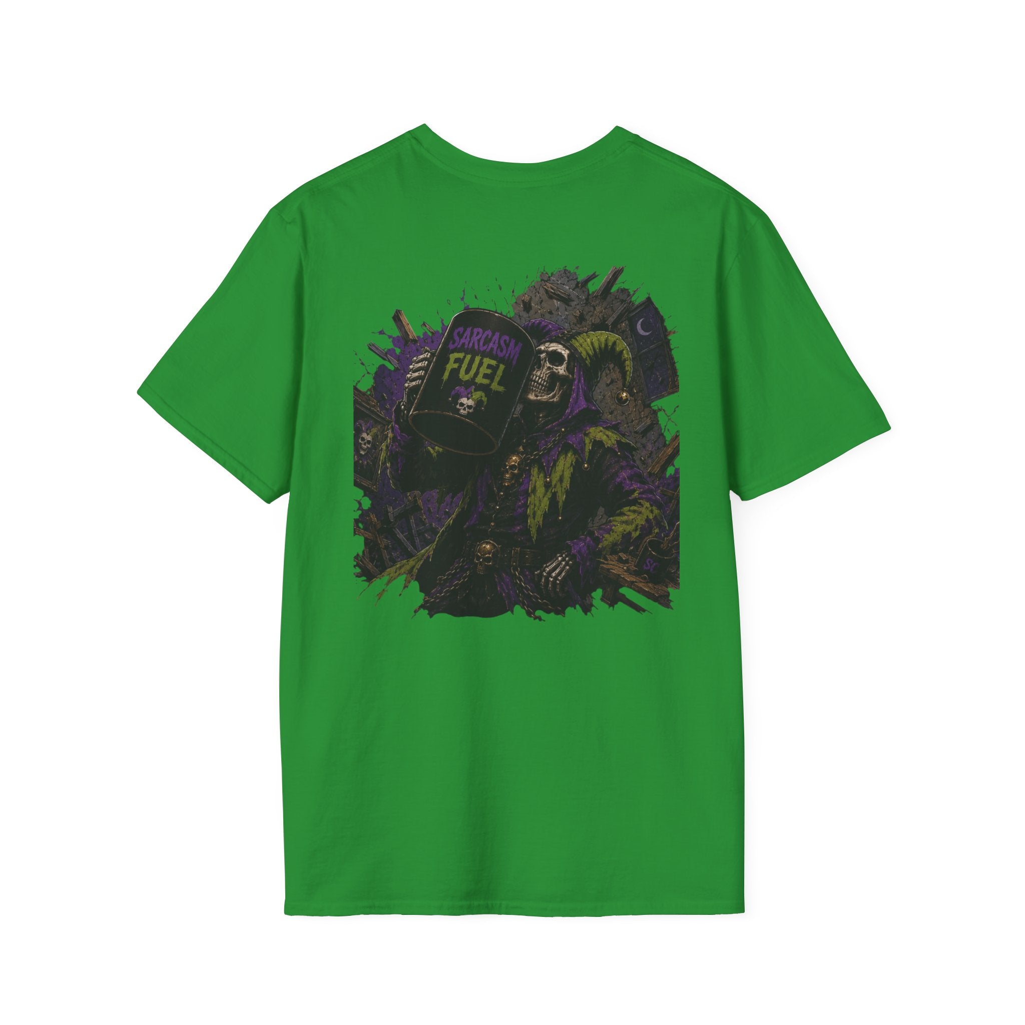 Fuel Mask Graphic T-Shirt — Dark Vaporwave Streetwear