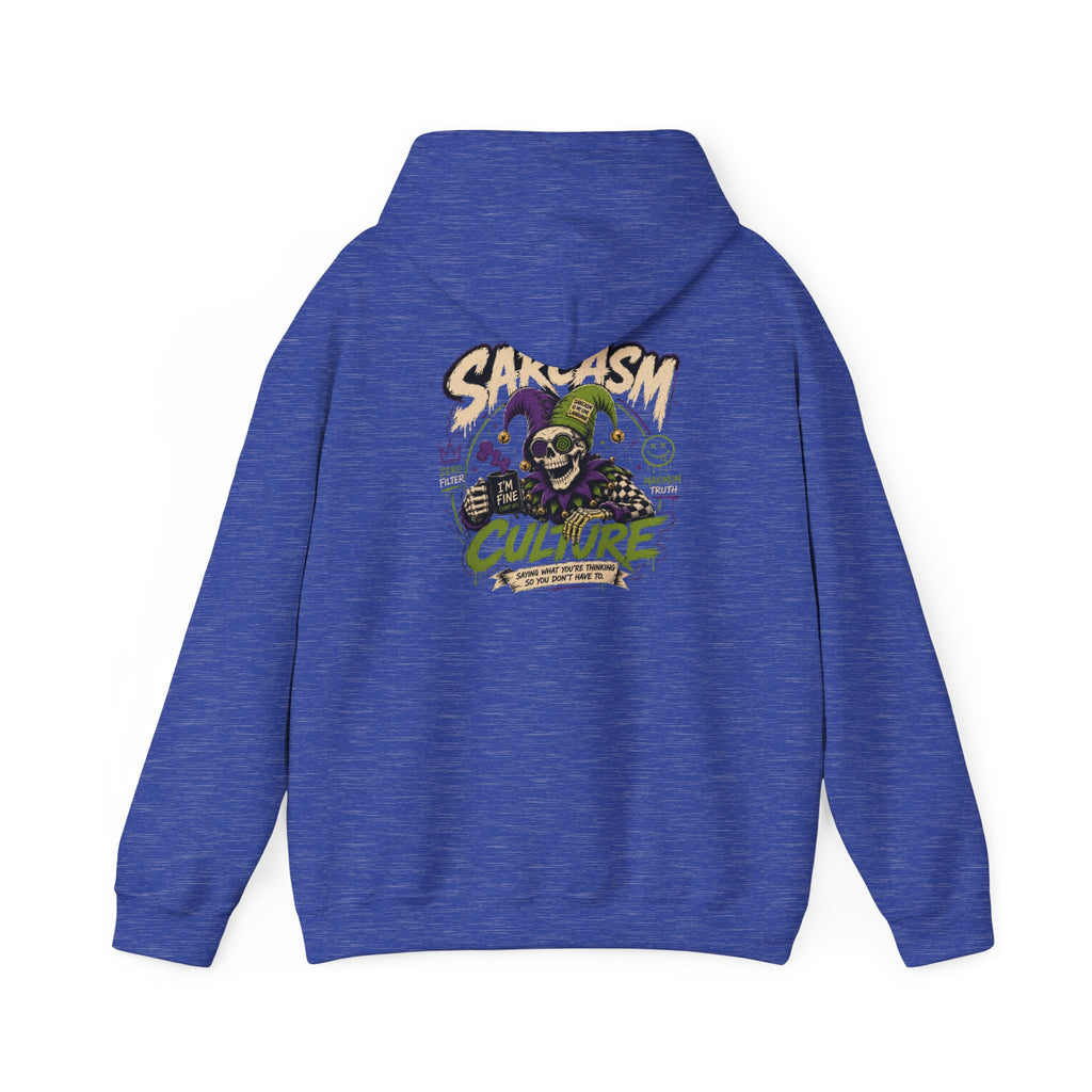 Graphic Heavy Blend Hoodie — Unisex Pullover Sweatshirt