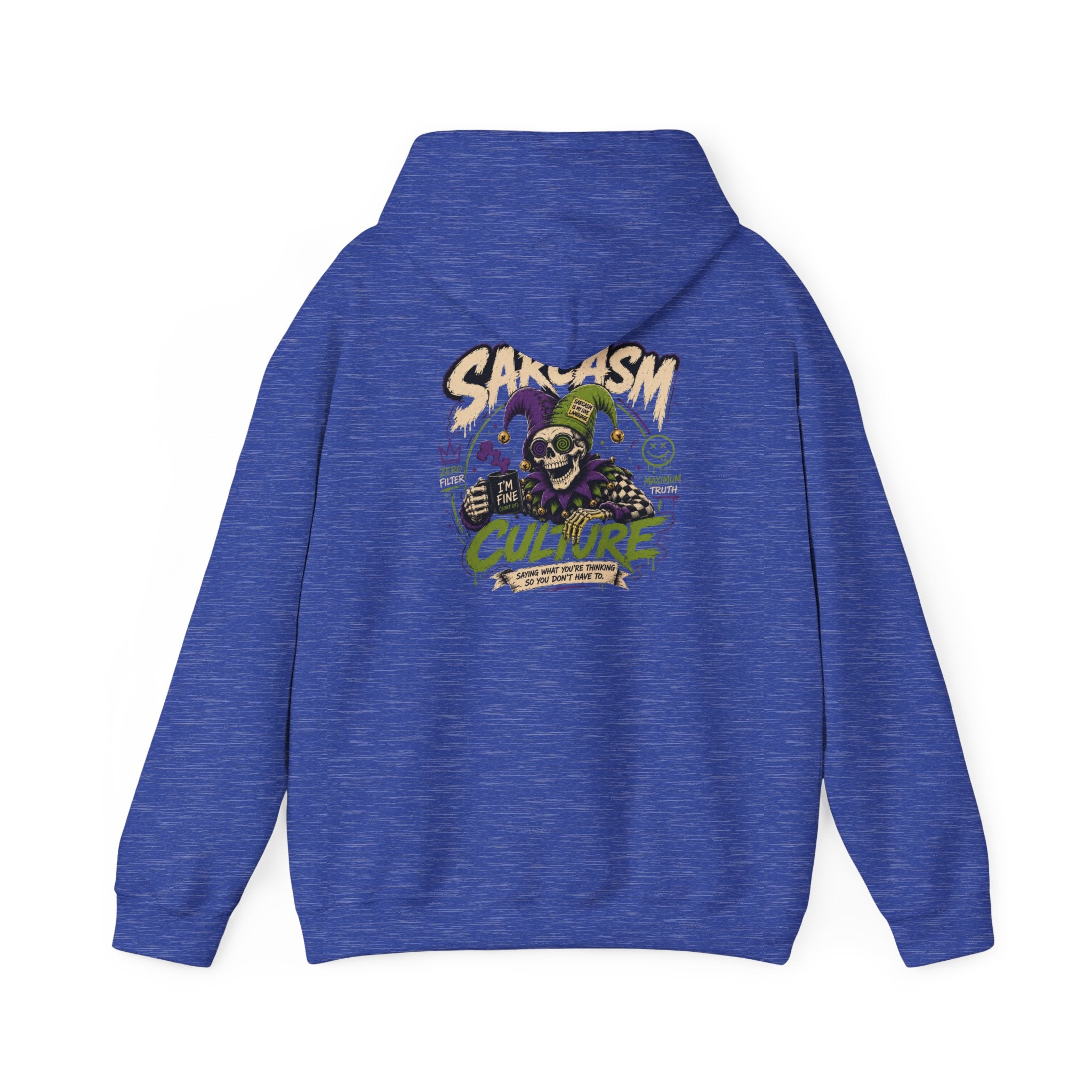 Graphic Heavy Blend Hoodie — Unisex Pullover Sweatshirt
