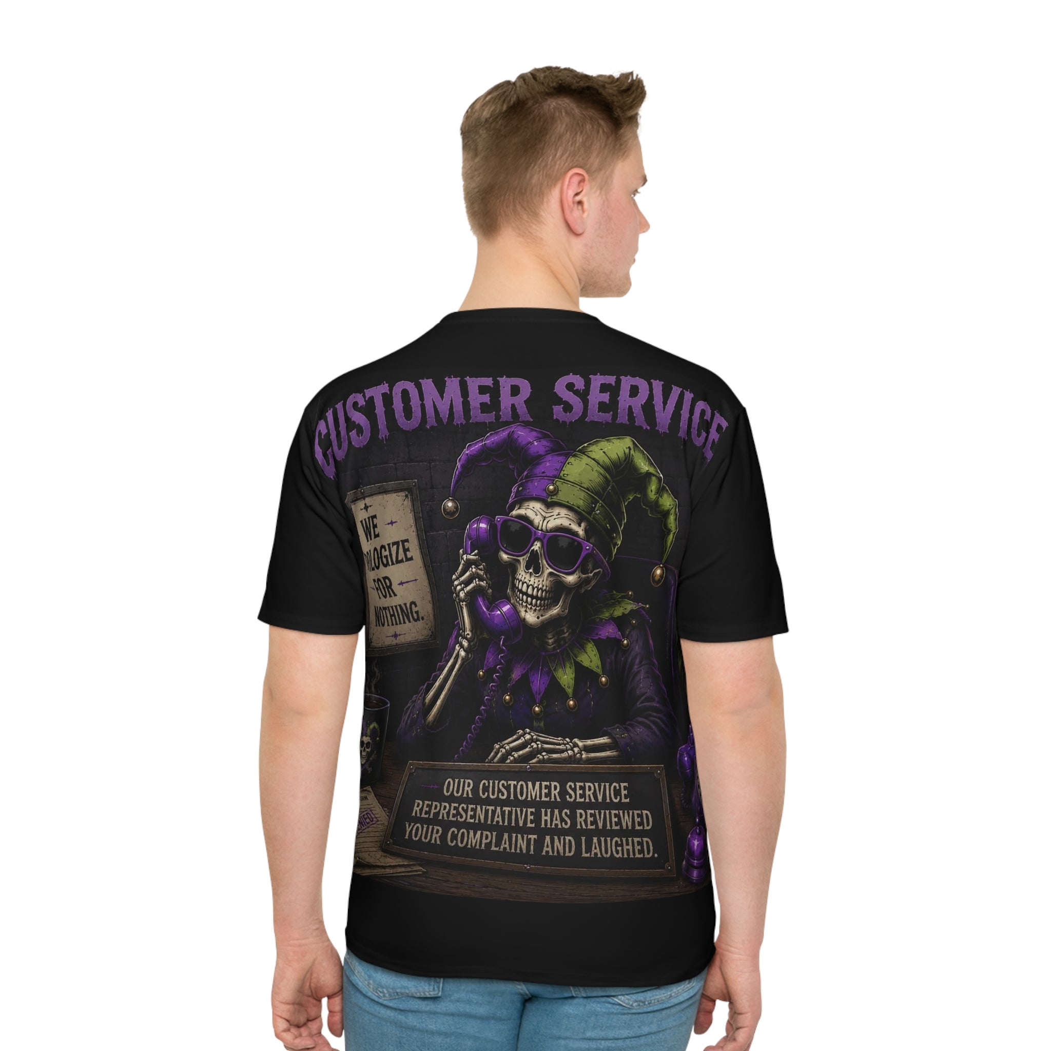 The "We Apologize for Nothing" Tee — Skull Joker | Sarcasm Culture