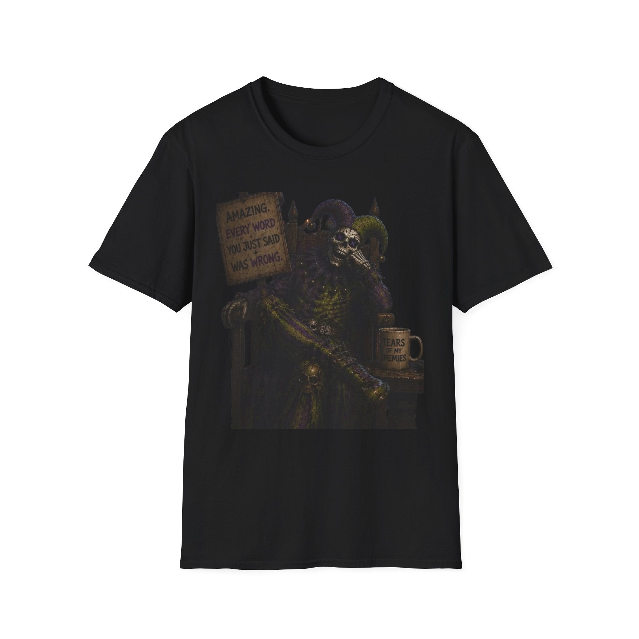 Viking Throne Graphic T-Shirt — "Berserker" Norse Warrior Design