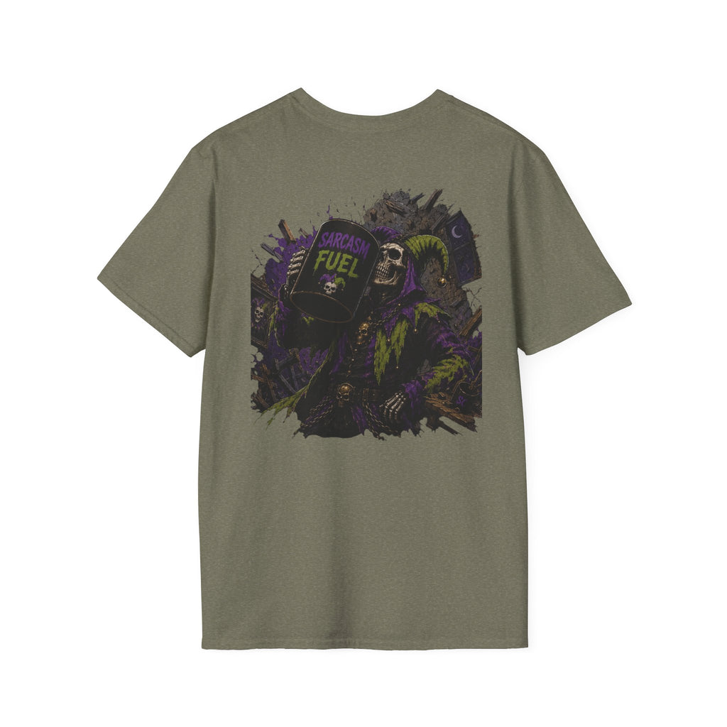 Fuel Mask Graphic T-Shirt — Dark Vaporwave Streetwear