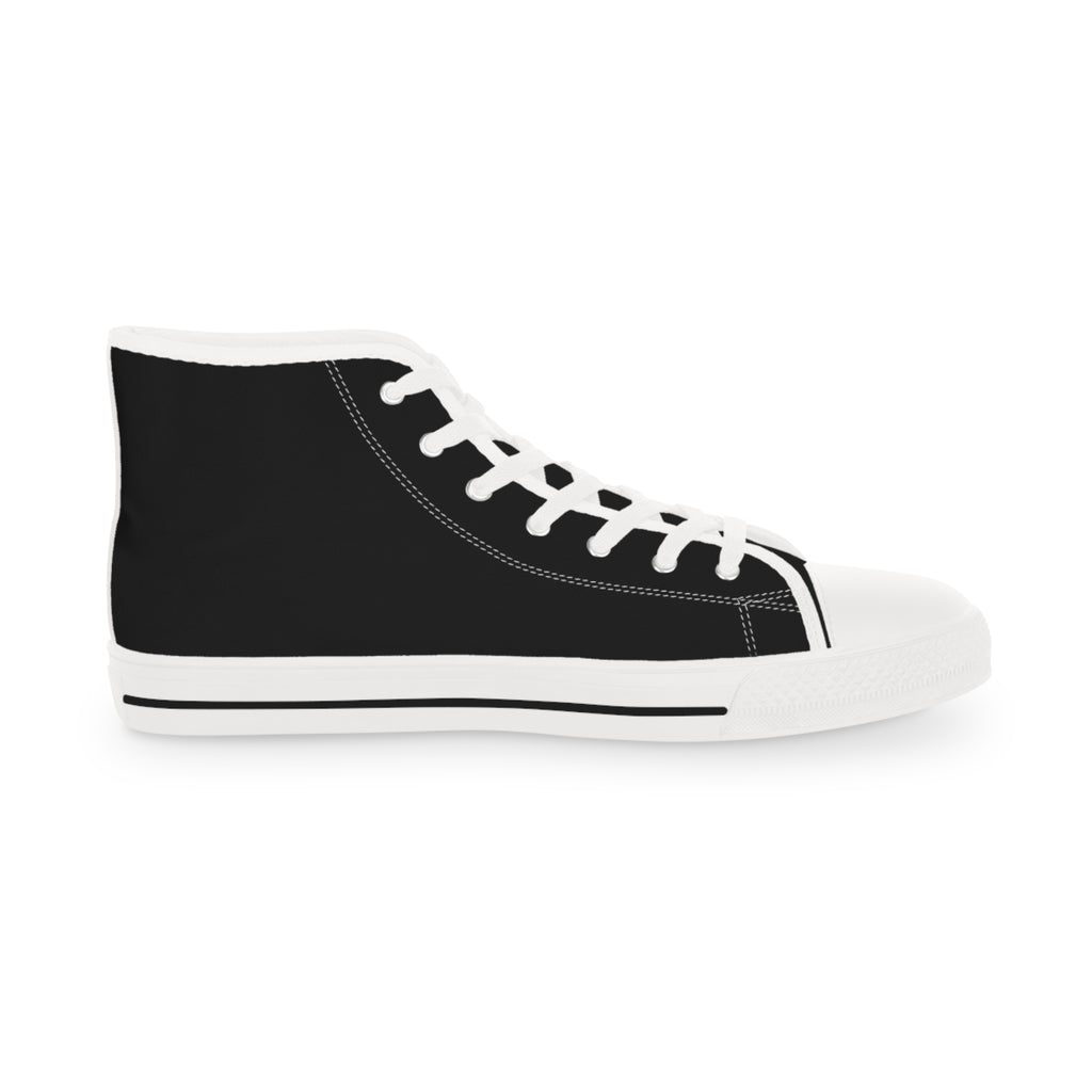 High Top Sneakers — 'Sarcasm Is My Love Language' Dark Humor Canvas Shoes